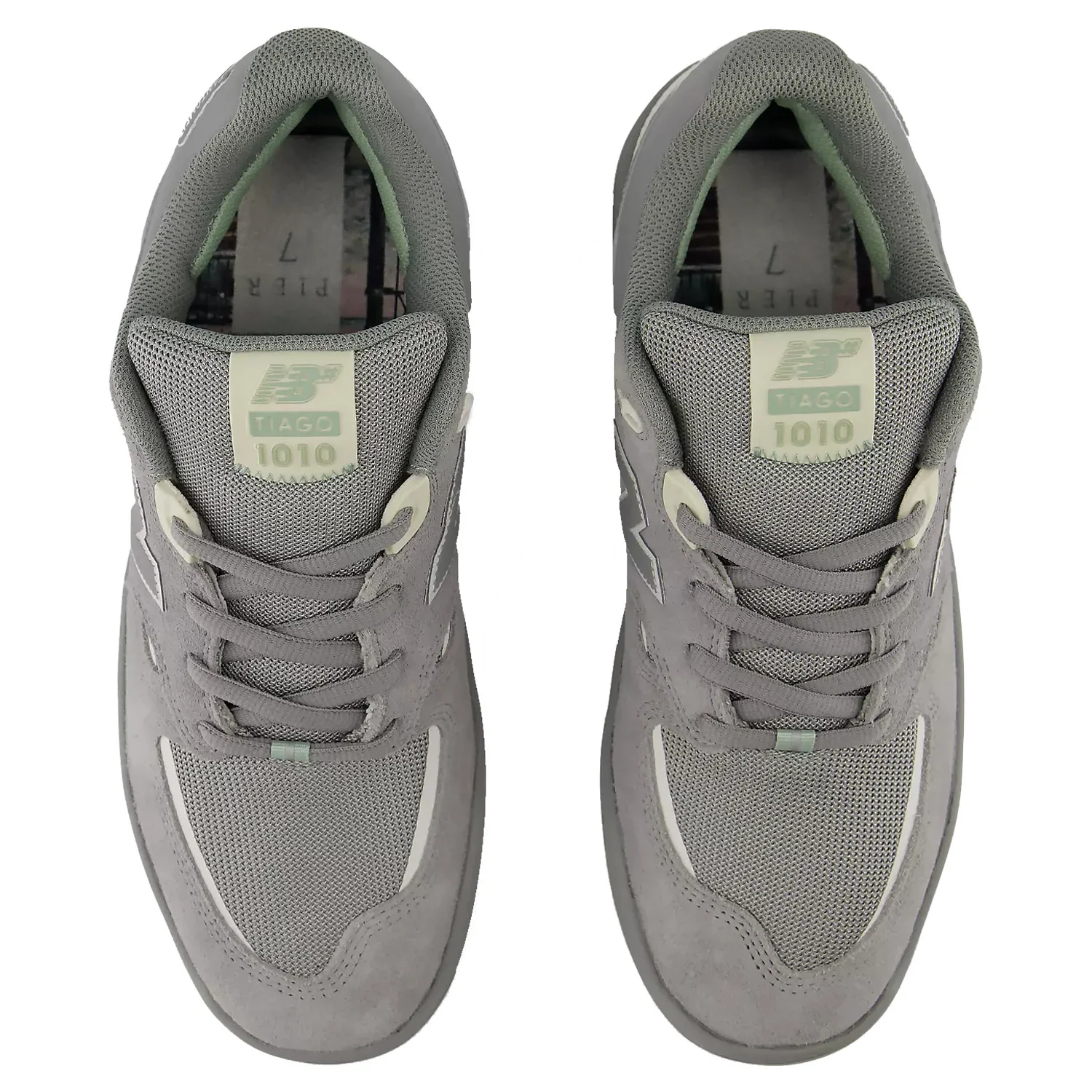 New Balance Numeric Tiago Lemos 1010 (Grey/White) - Image 3