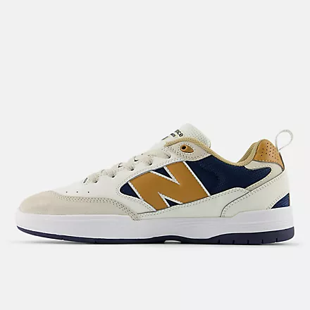 New Balance Numeric Tiago Lemos 808 Lite (Beige/Blue) - Image 3