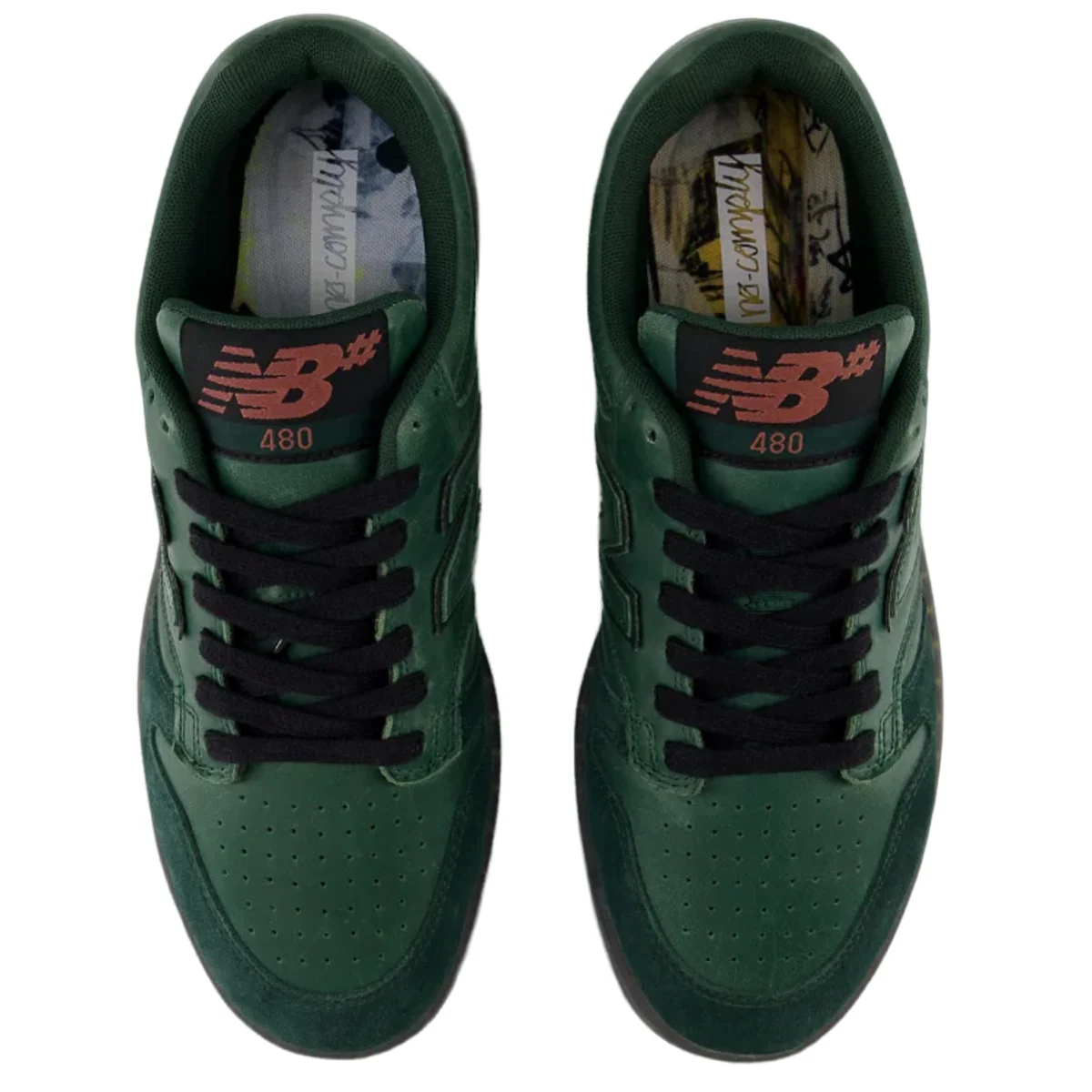 New Balance x No Comply 480 (Green) - Image 3