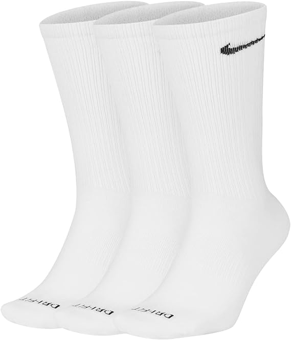 Nike Everyday Plus Crew Socks 3-Pack (White) - Image 2