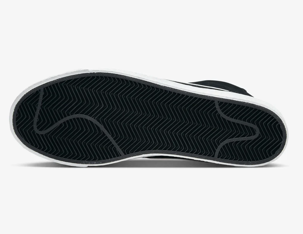 Nike SB Blazer Zoom Mid (Black/White/White) - Image 2