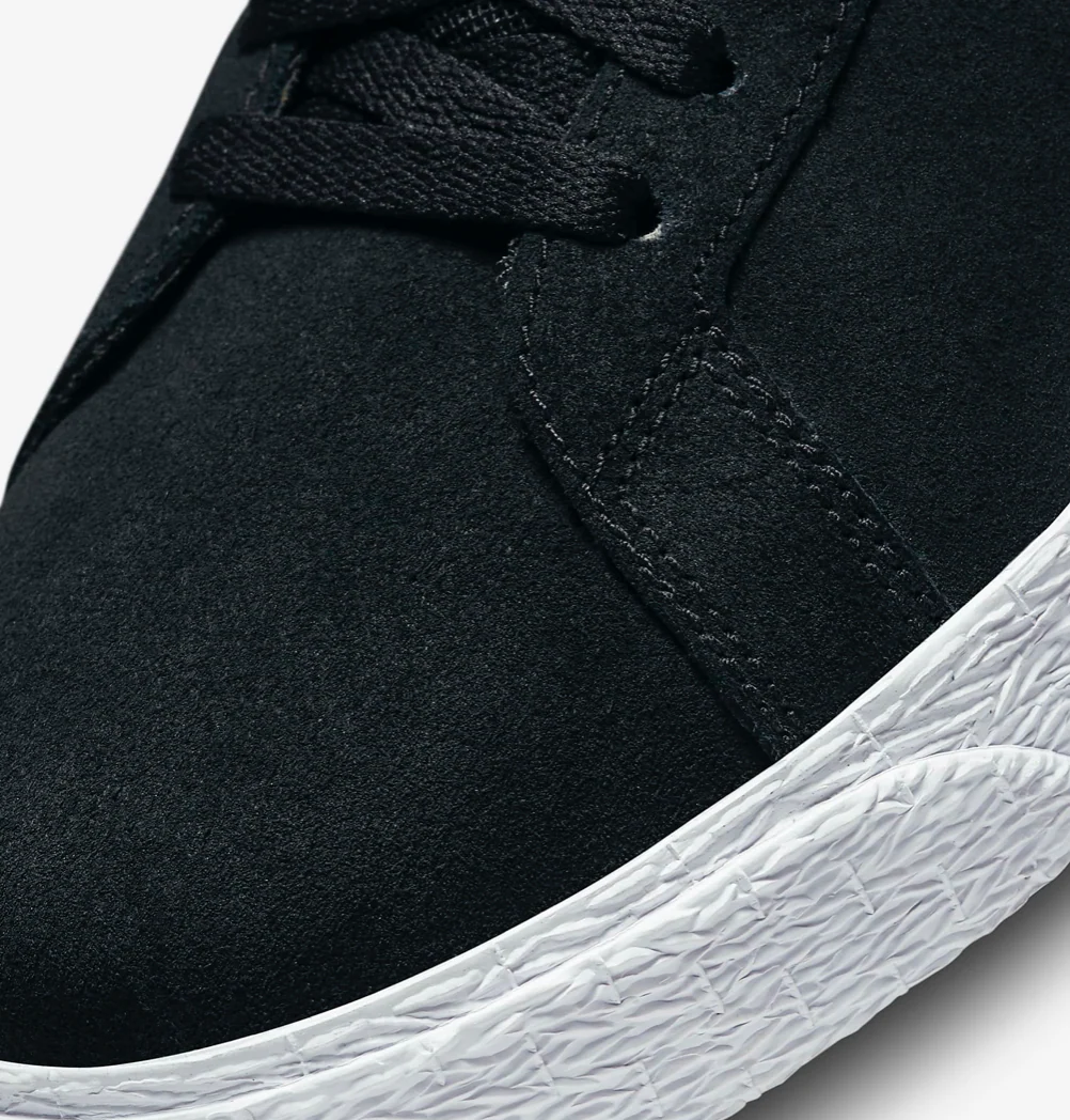 Nike SB Blazer Zoom Mid (Black/White/White) - Image 6