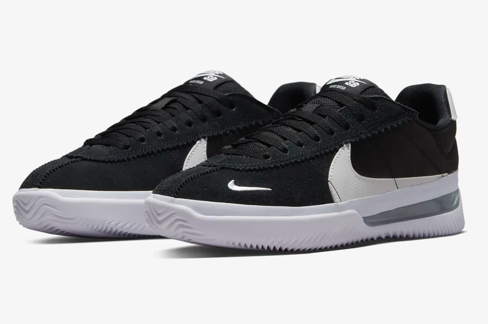 Nike SB Brsb (Black/Black/White/White) - Image 3
