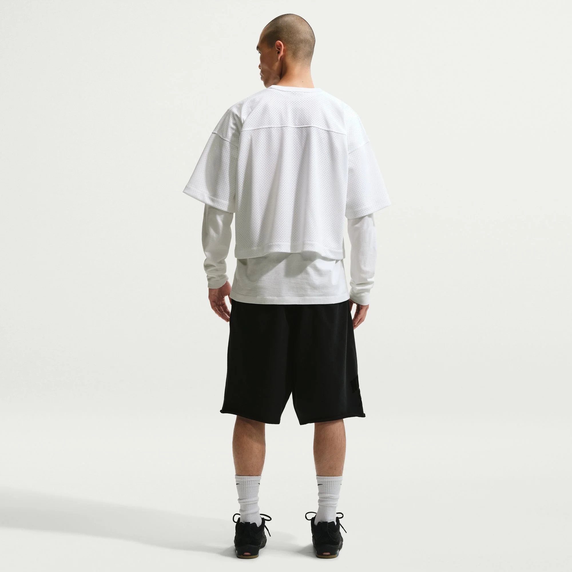 Nike SB Graphic Fleece Shorts (Black) - Image 3