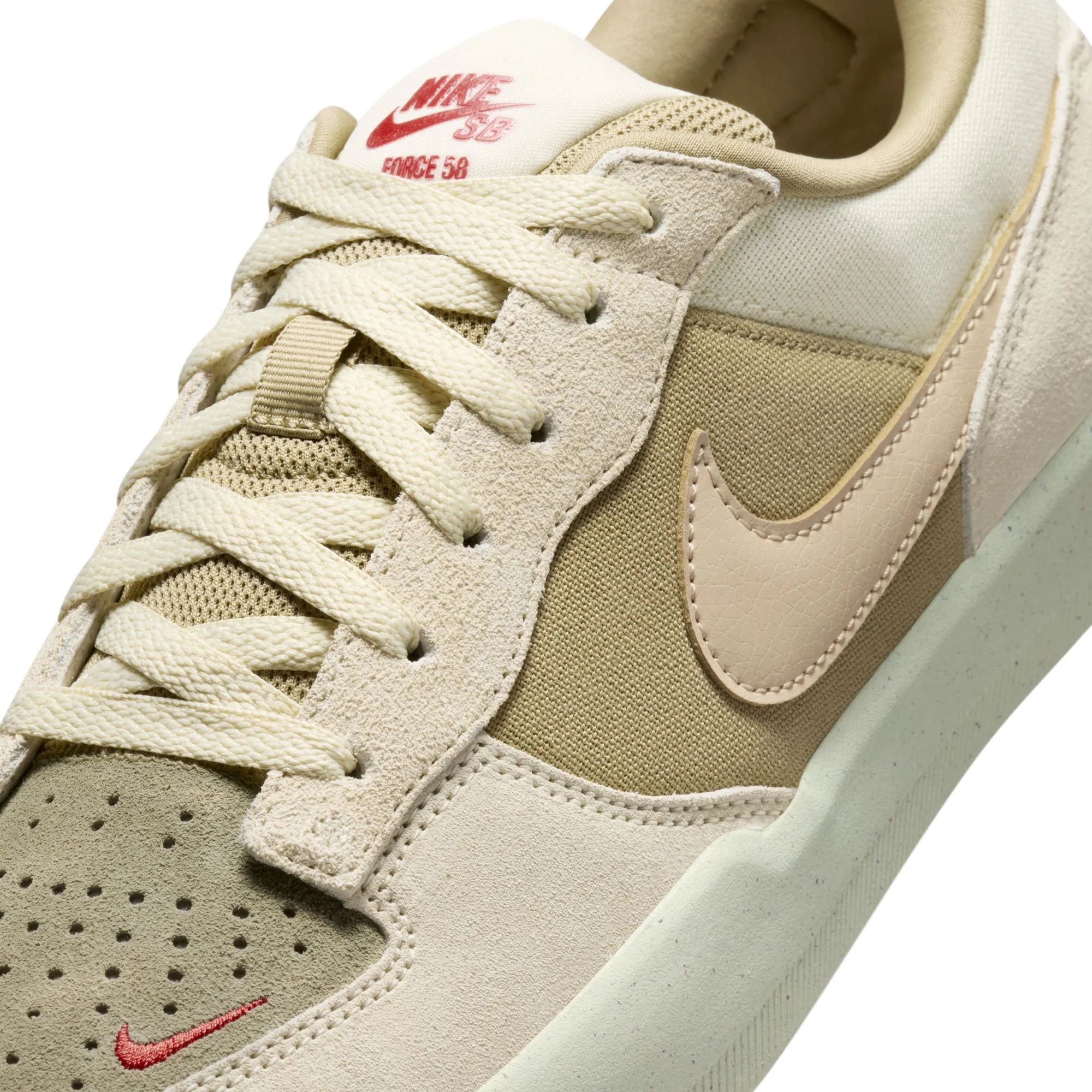 Nike SB Force 58 (Coconut Milk/linen-neutral Olive) - Image 3