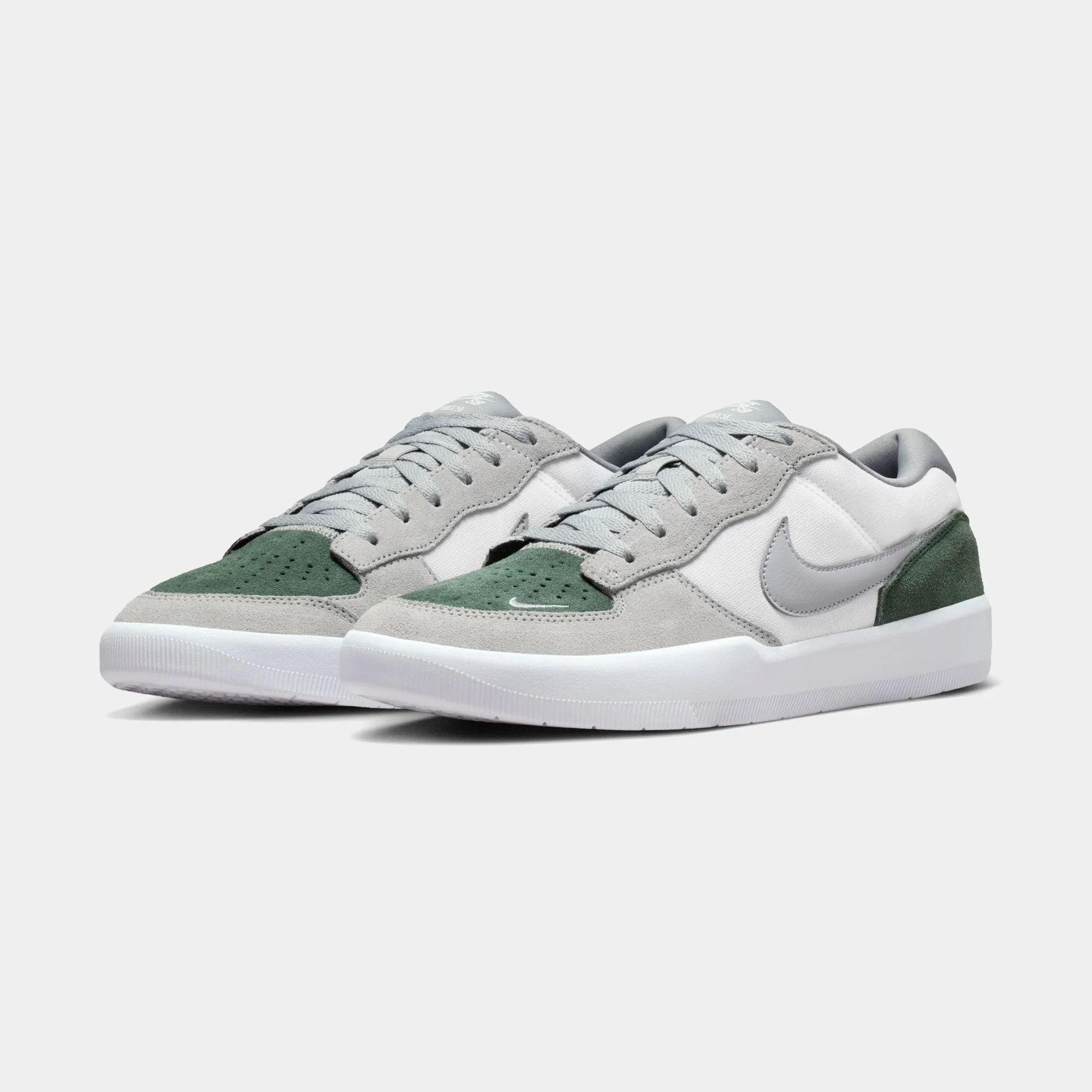 Nike SB Force 58 (White/Flat Sliver/ Fir) - Image 2