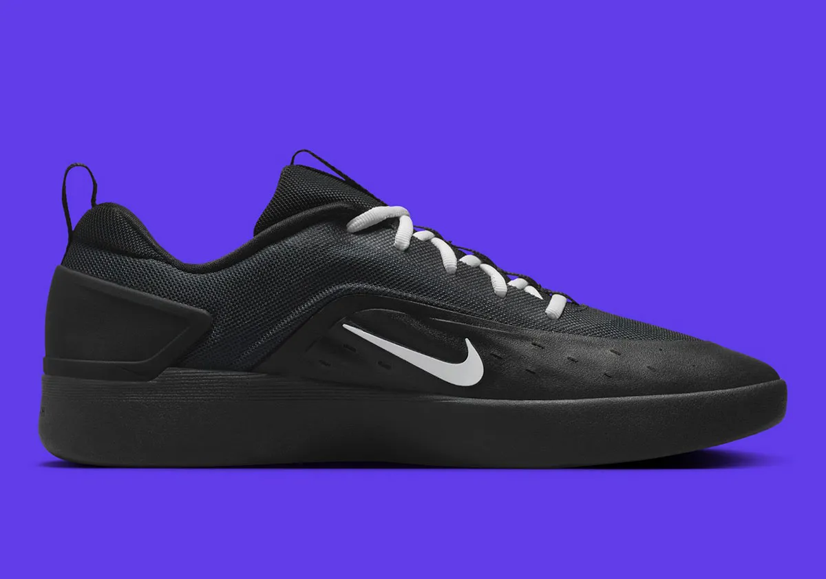 Nike SB Nyjah Zoom 4 (Black/White) - Image 10