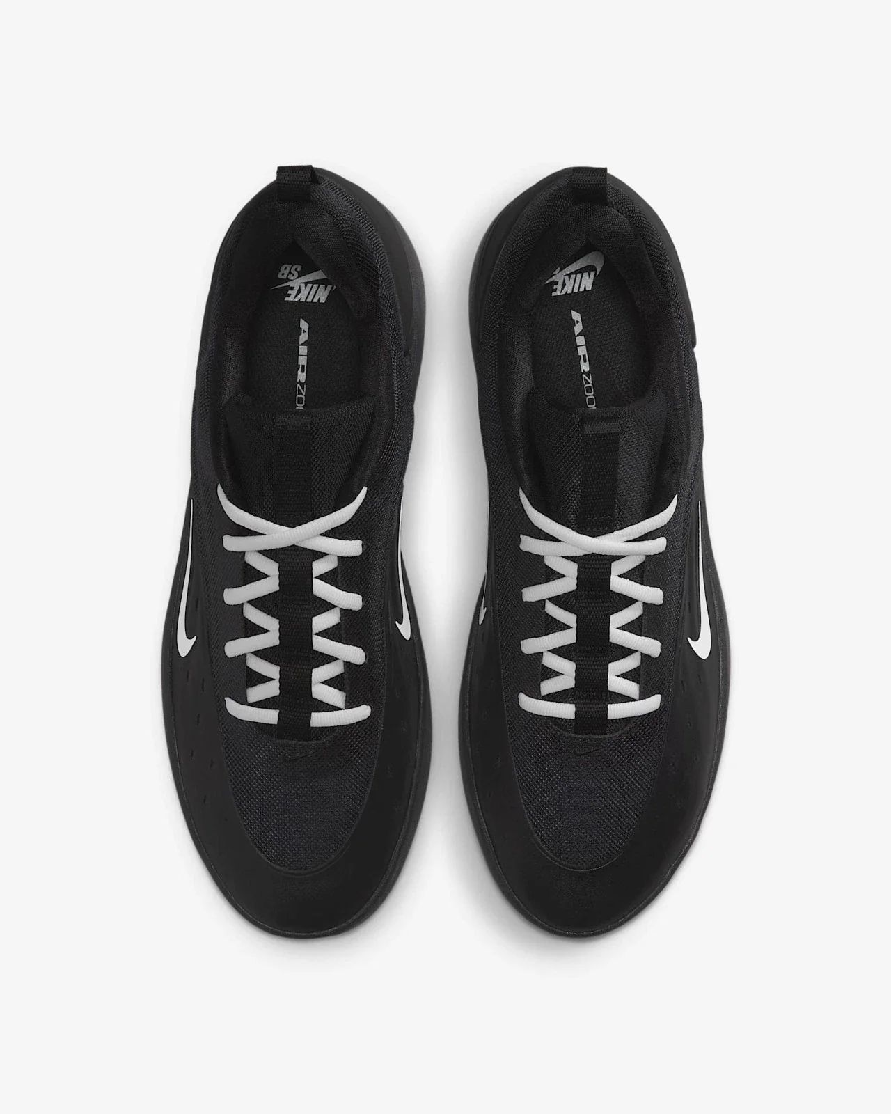 Nike SB Nyjah Zoom 4 (Black/White) - Image 4