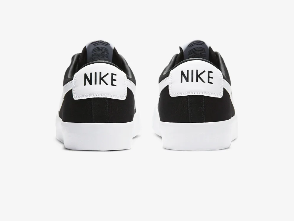 Nike SB Zoom Blazer Low Pro GT (Black/White) - Image 4