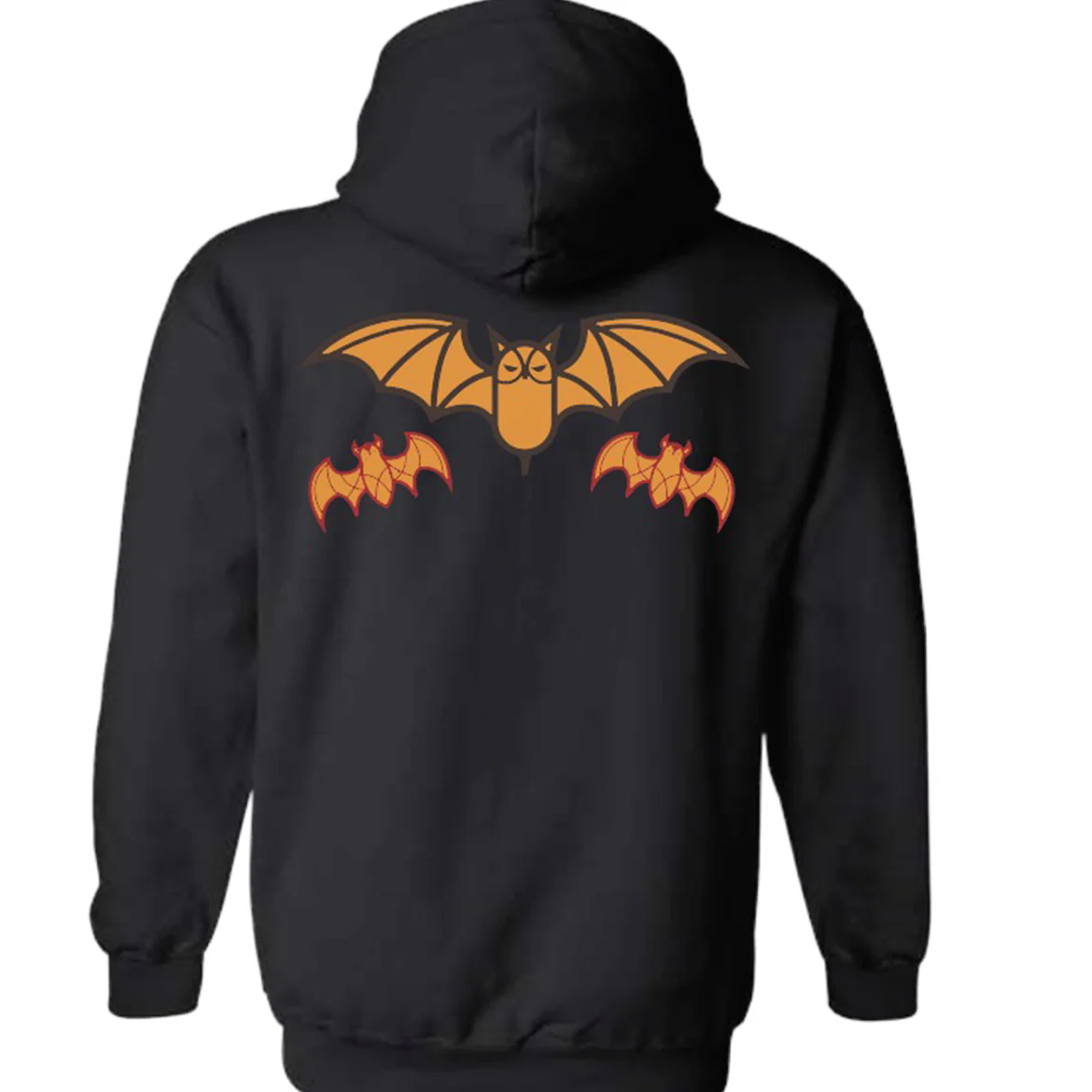Nocturnal 'Bats' Pendleton Hoodie (Black)