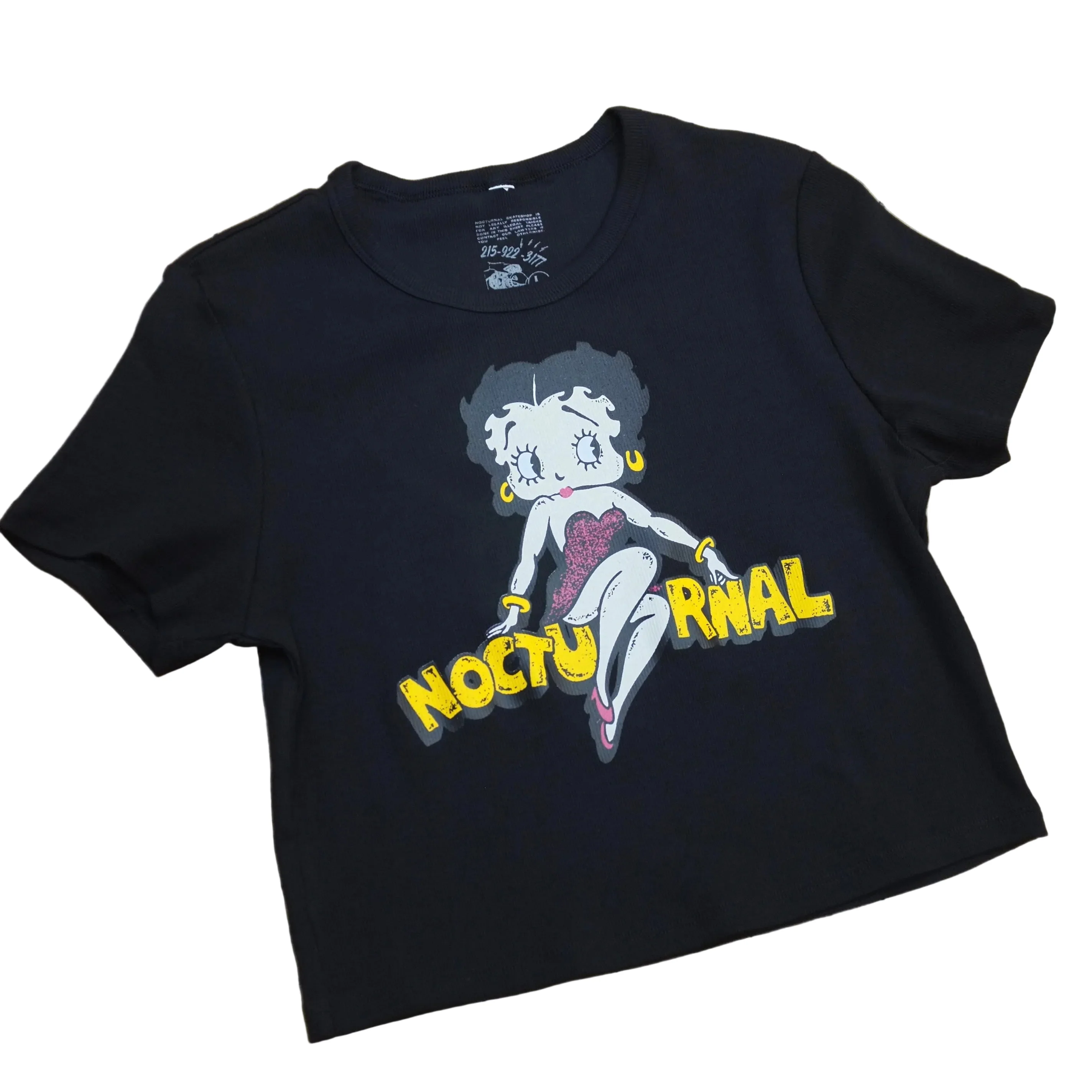 Nocturnal 'Betty' Baby Tee (Black) - Image 2