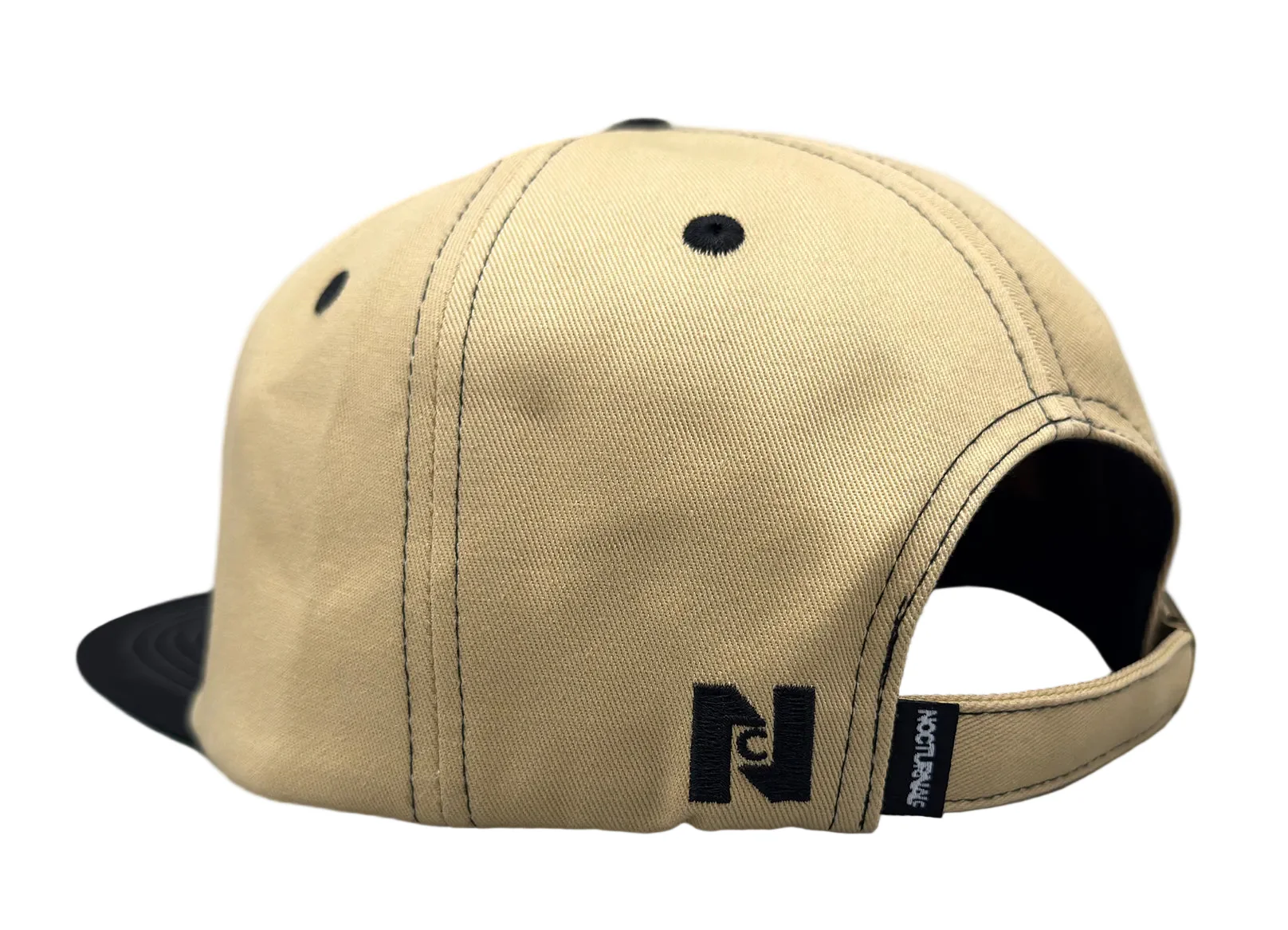 Nocturnal 'Betty' Strapback Hat (Cream/Black) - Image 2
