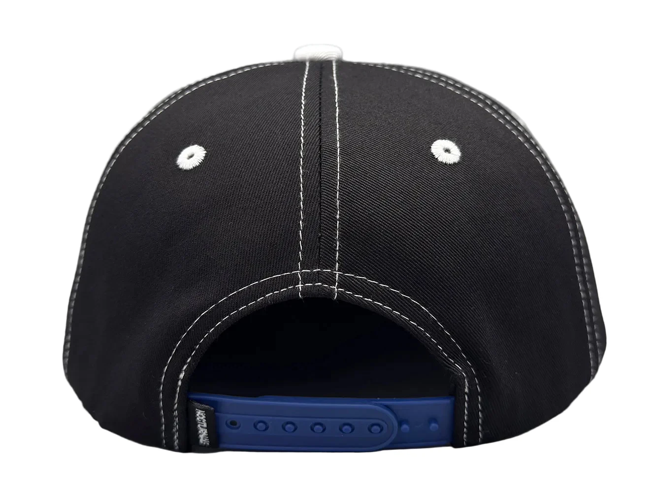 Nocturnal 'Chrome' Snapback Hat (Black/Blue) - Image 3