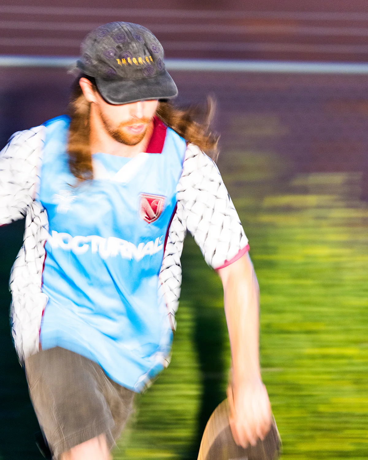 Nocturnal Soccer Jersey (Powder Blue/Maroon/Diamond Plate) - Image 2