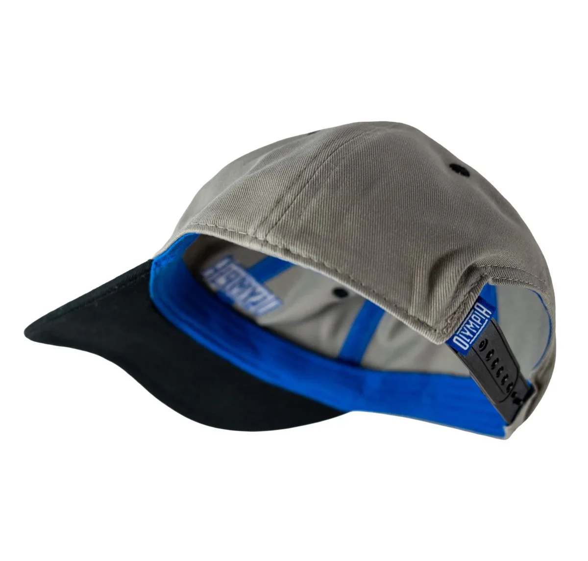 Olympia Staple Hat (Grey/ Black) - Image 2