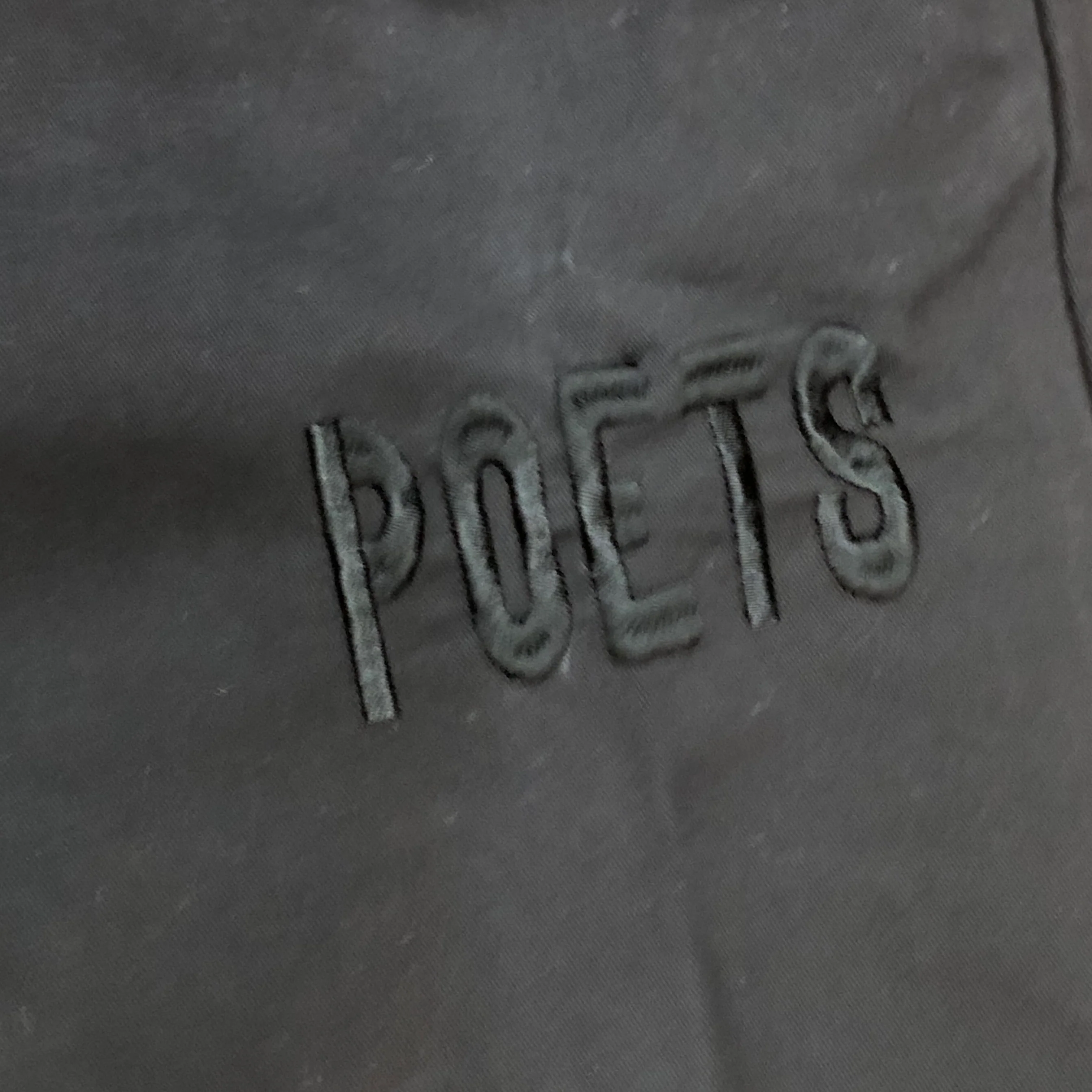 Poets Byrne Relaxed Fit Embroidered Logo Pant (Black) - Image 2