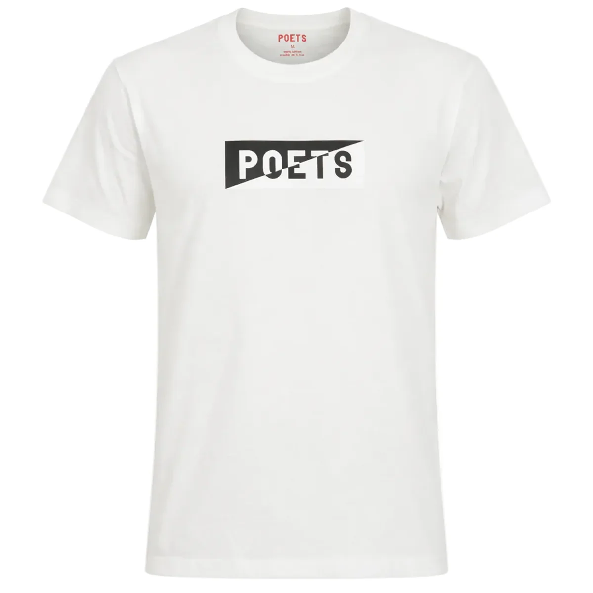 POETS CINZANO SCREENED T-SHIRT (White/Black)