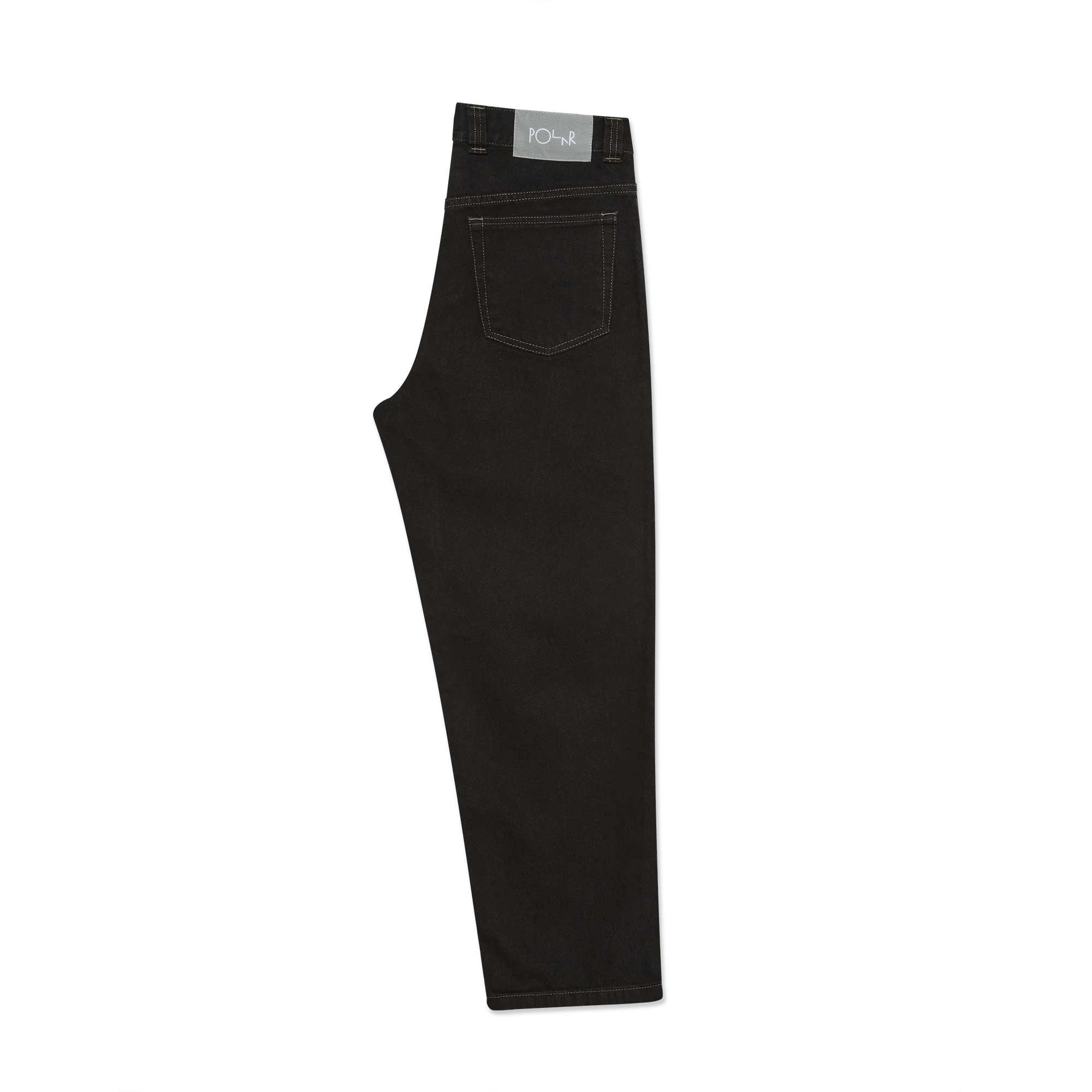 Polar '93! Contrast Stitched Pants (Black/Dark Olive) - Image 3