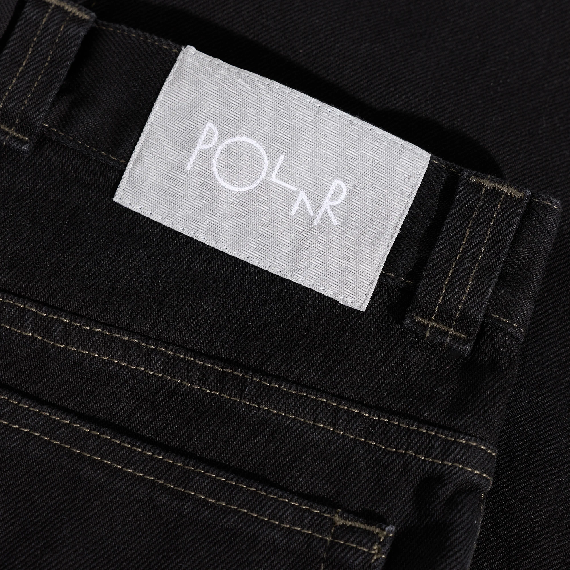 Polar '93! Contrast Stitched Pants (Black/Dark Olive) - Image 5