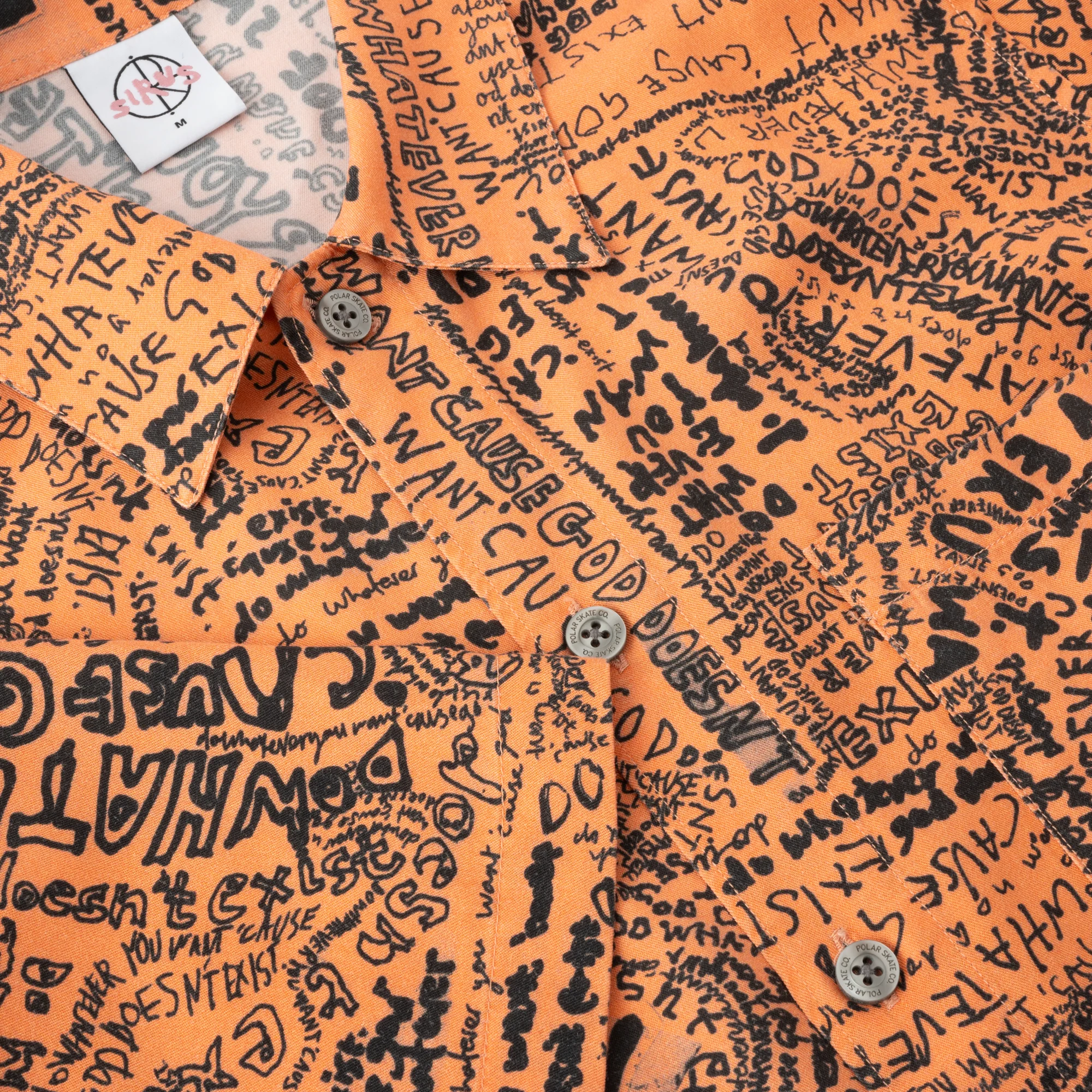 Polar Bowling Shirt Exist (Orange) - Image 3