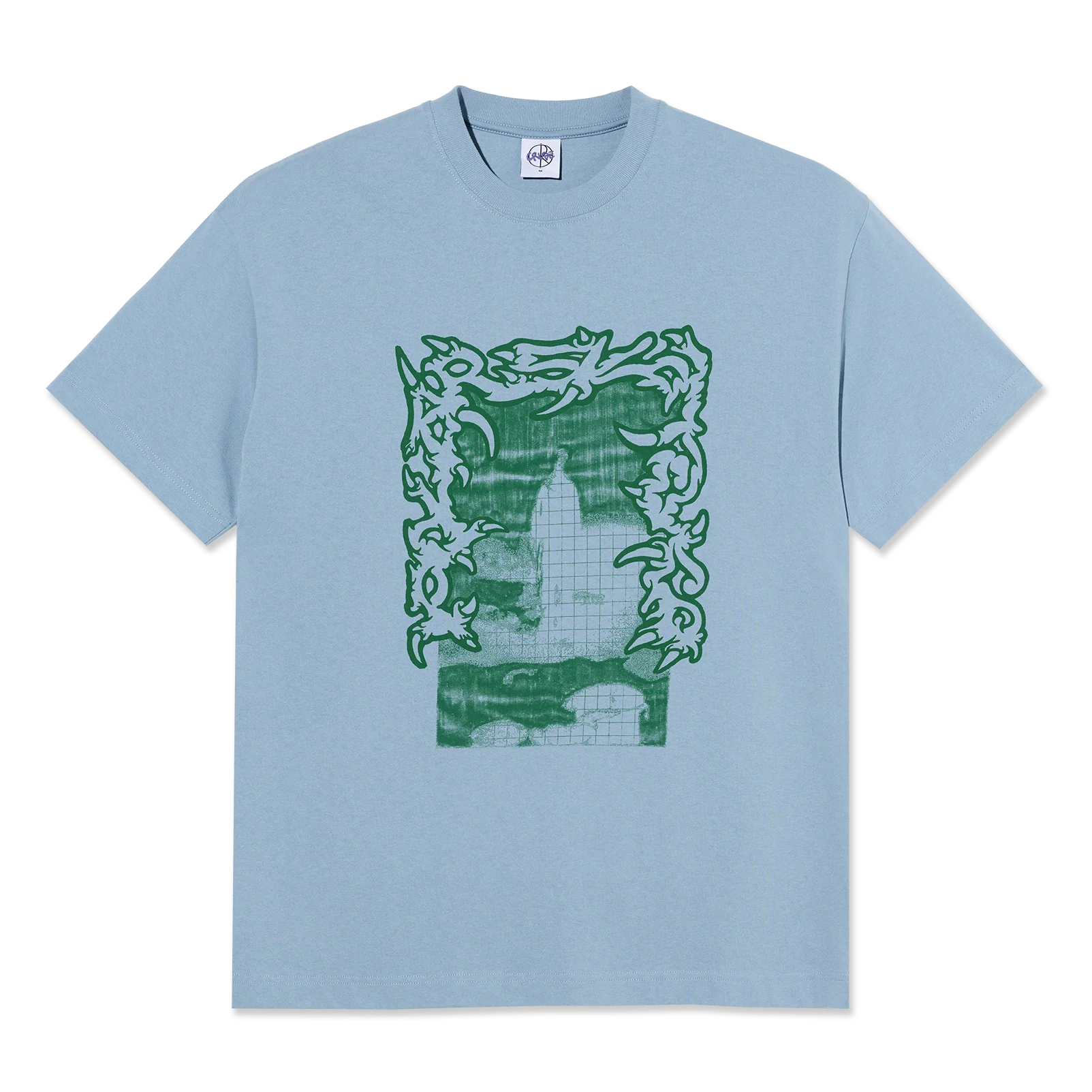 Polar Skate Co. Passing Resemblance Tee (Dove/Blue)