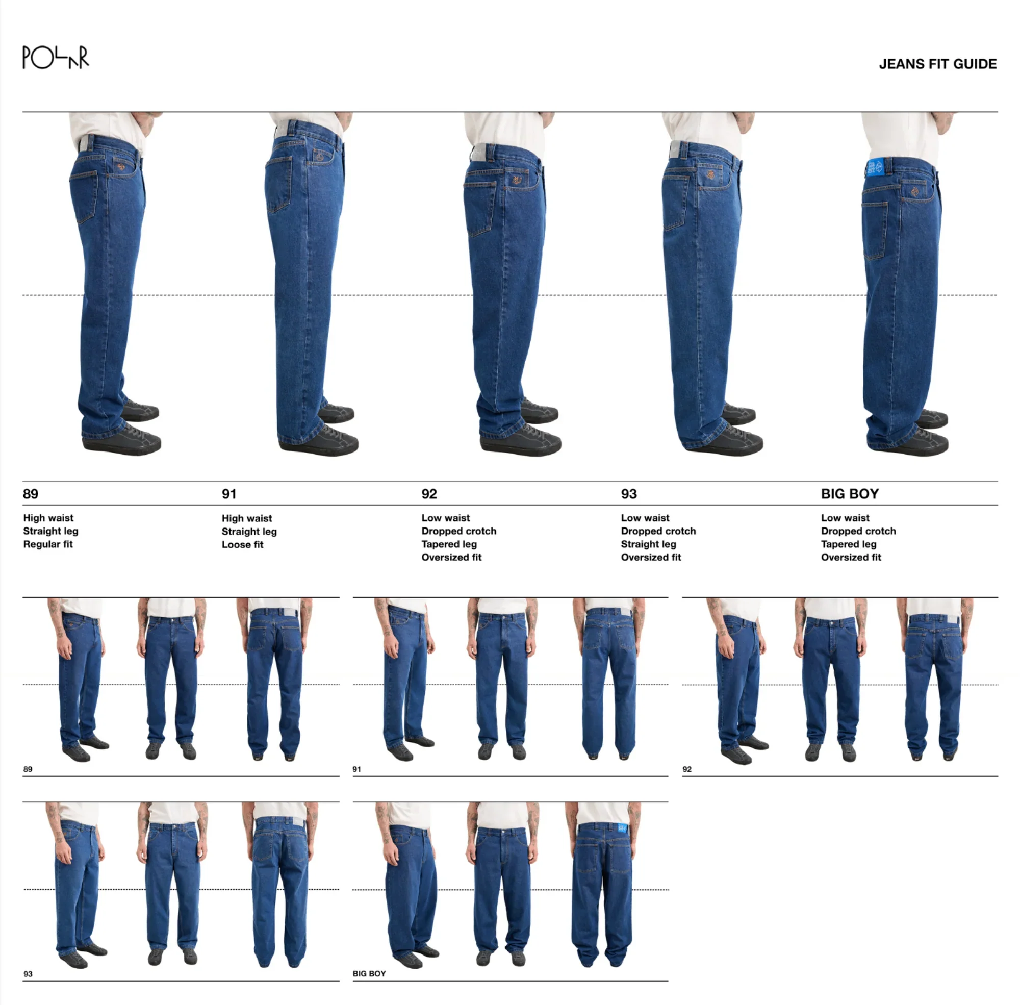Polar Skate Co. Big Boy Work Pants (Indigo) - Image 9