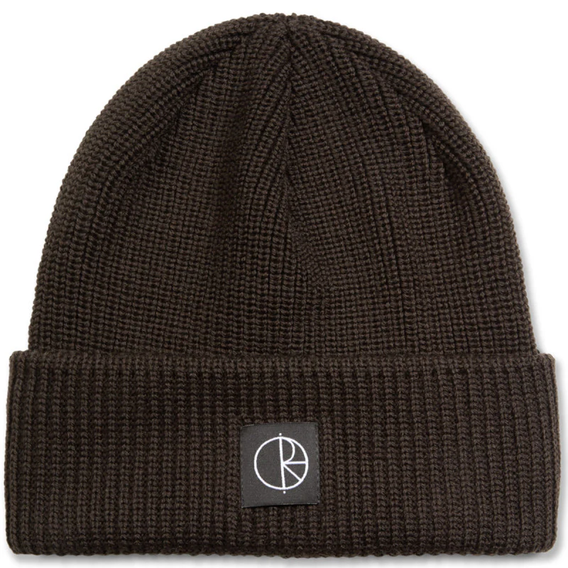 Polar Skate Co Double Fold Merino Beanie (Brown)