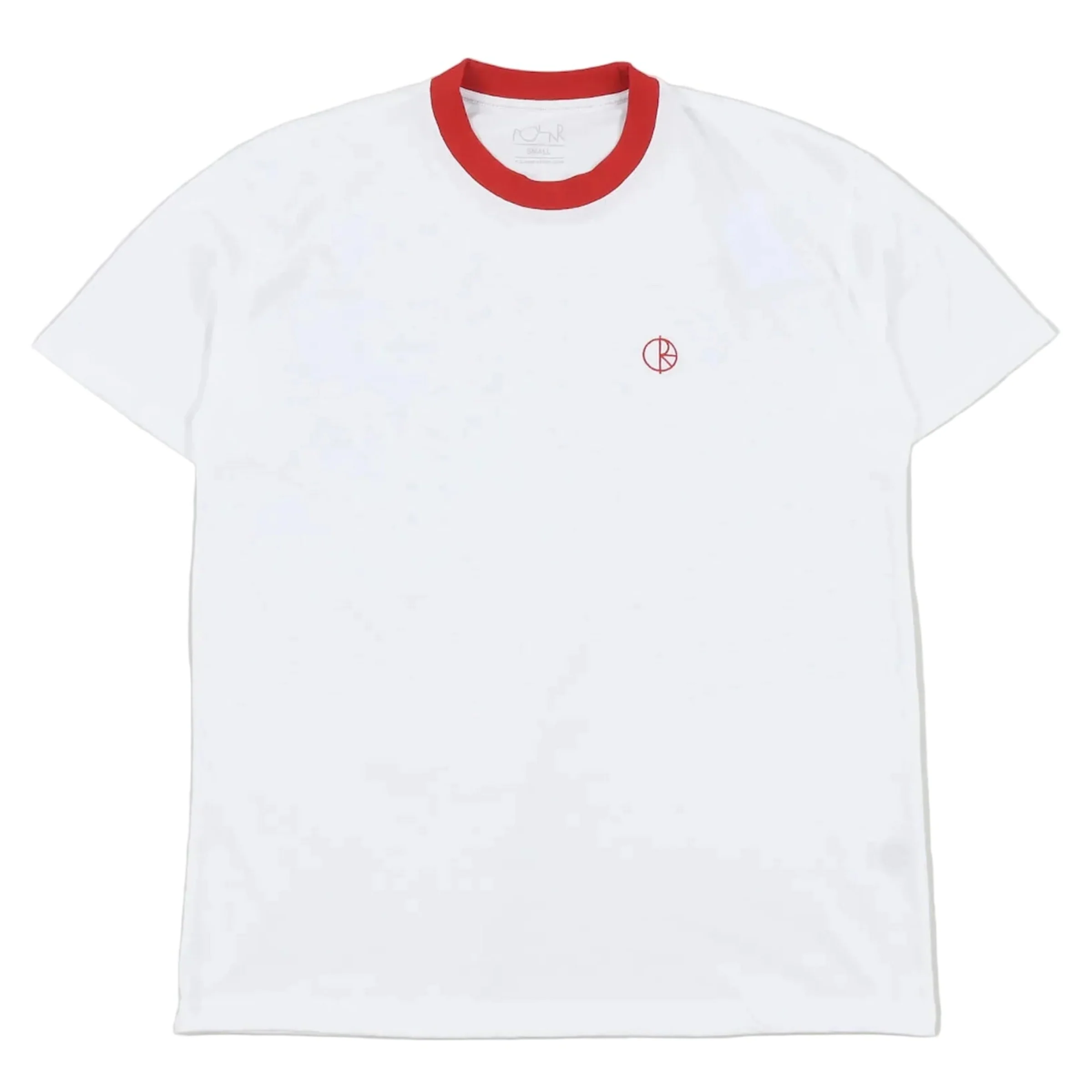 Polar Skate Co. Ringer Tee (White/ Red)