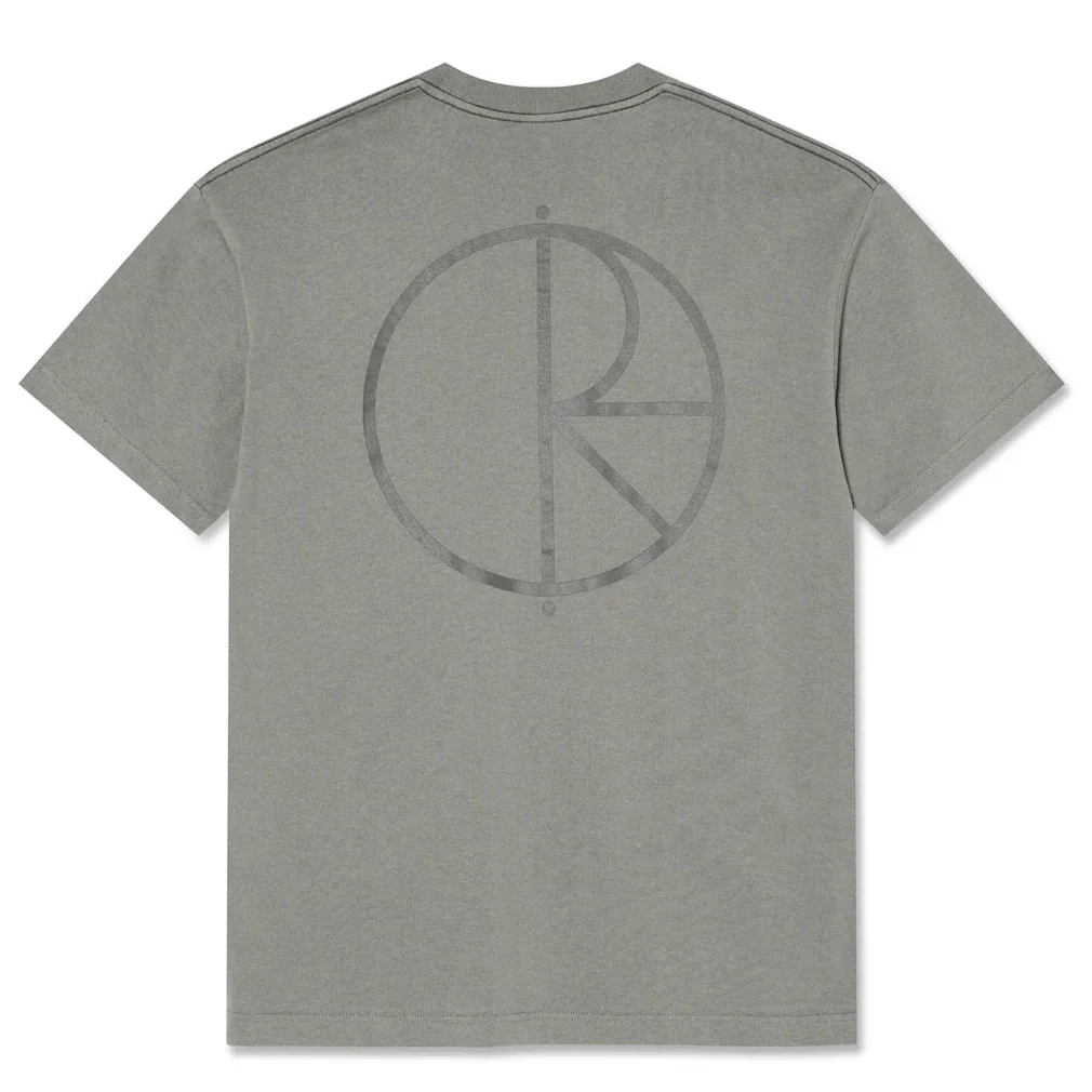 Polar Skate Co. Stroke Logo Contrast Tee (Grey)