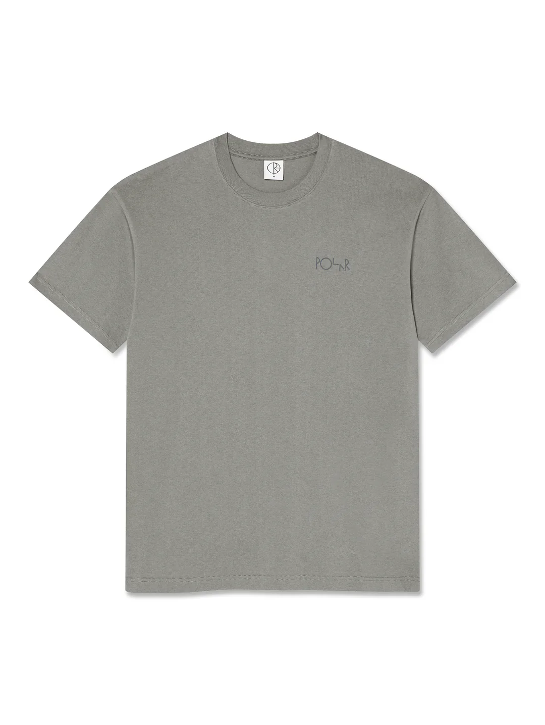 Polar Skate Co. Stroke Logo Contrast Tee (Grey) - Image 2