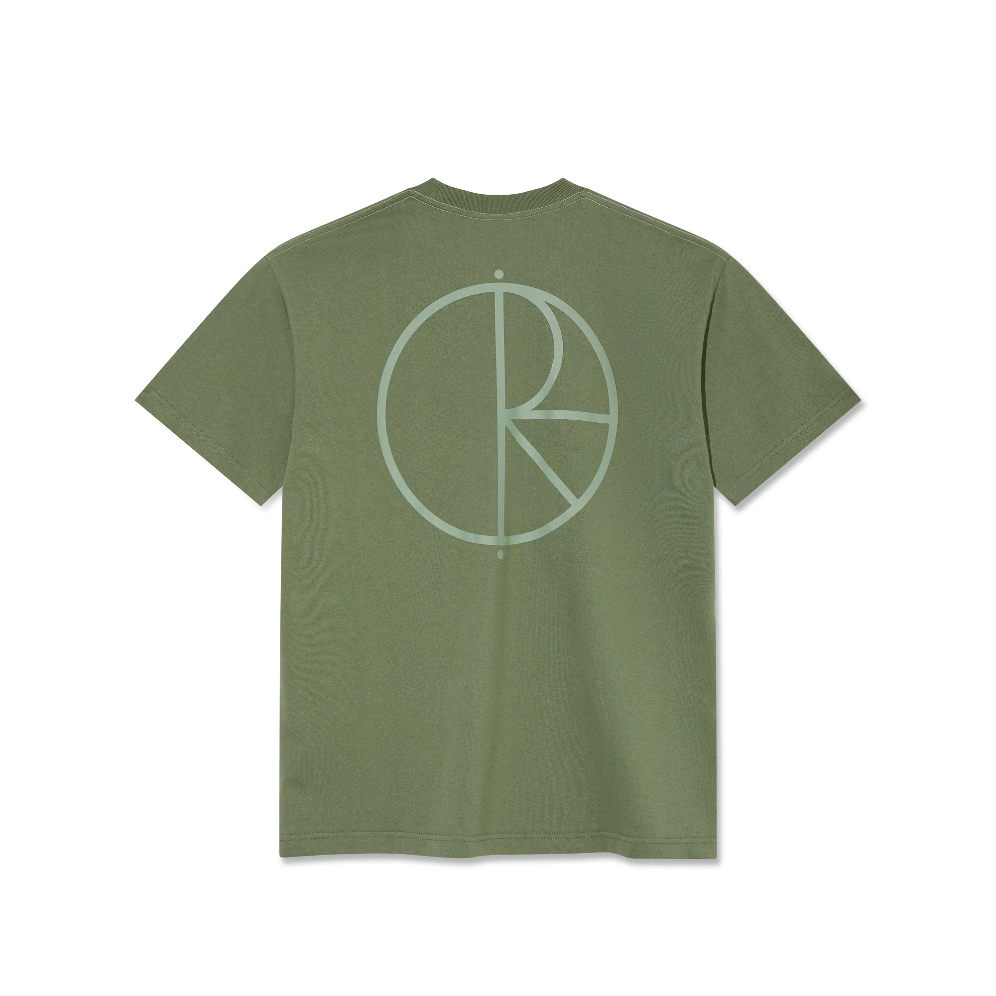 Polar Stroke Logo Contrast Tee (Moss Green) - Image 2