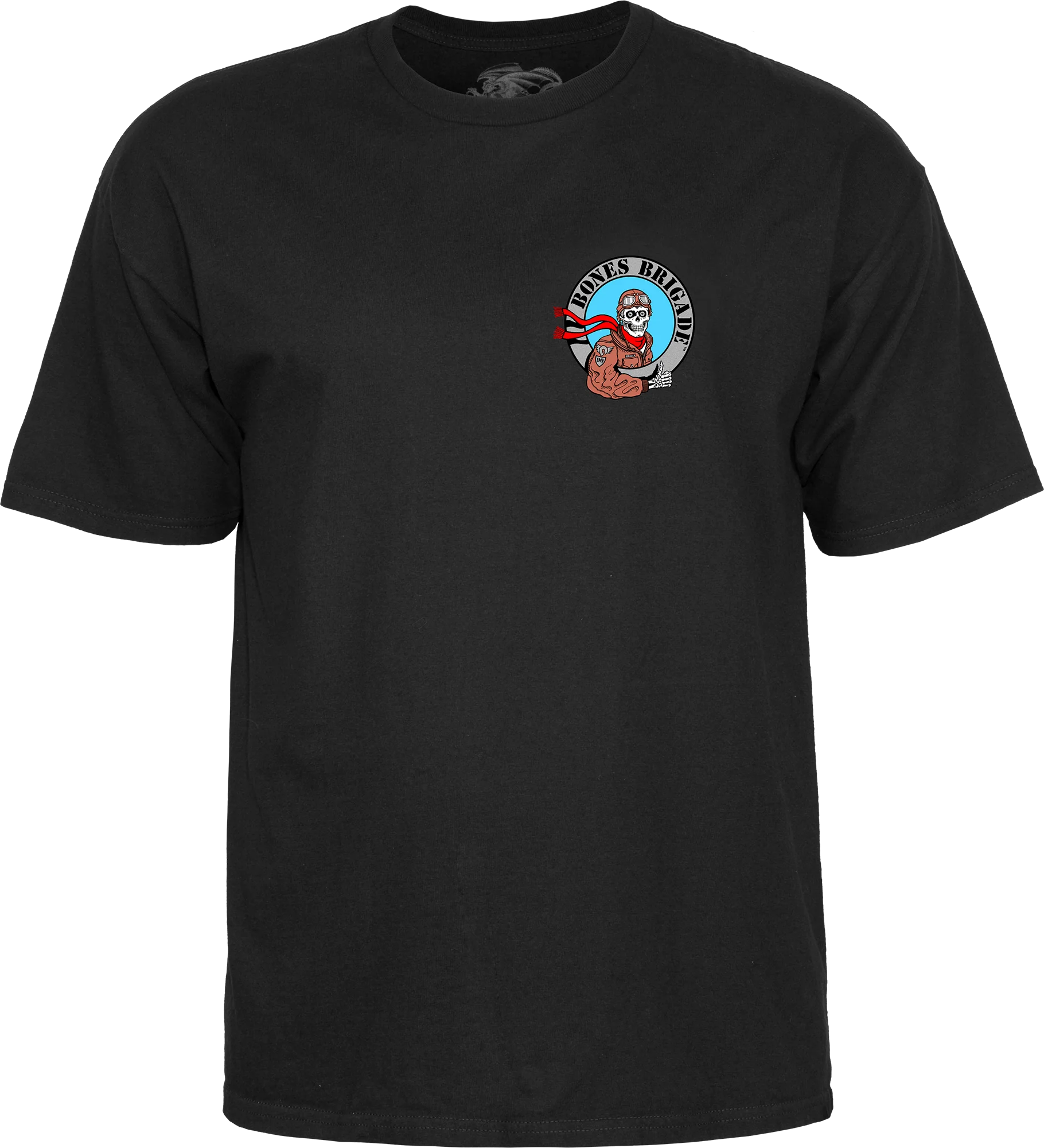 Powell Peralta Bones Brigade Pilot Ripper Tee Series 17 (Black/Silver) - Image 2