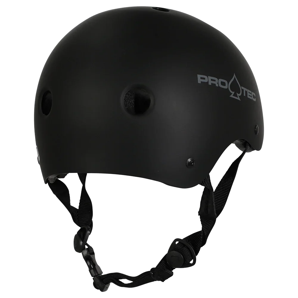 Pro-Tec Classic Cert Skate Helmet (Matte Black) - Image 3