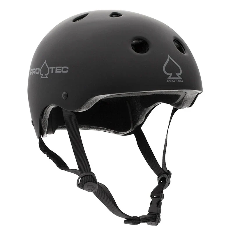 Pro-Tec Classic Cert Skate Helmet (Matte Black) - Image 4