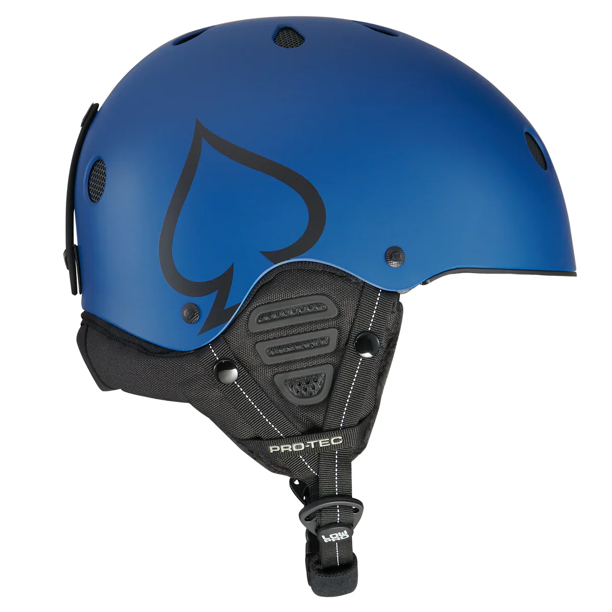 Protec Low Pro Snow Certified Helmet (Matte Blue) - Image 2