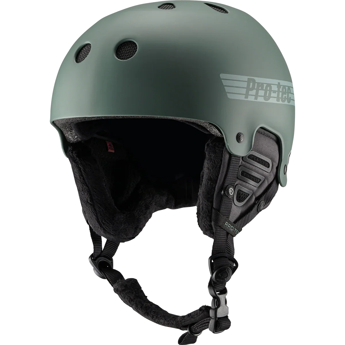 Protec Old School Snow Helmet W/MIPS (Matte Veridian) - Image 3