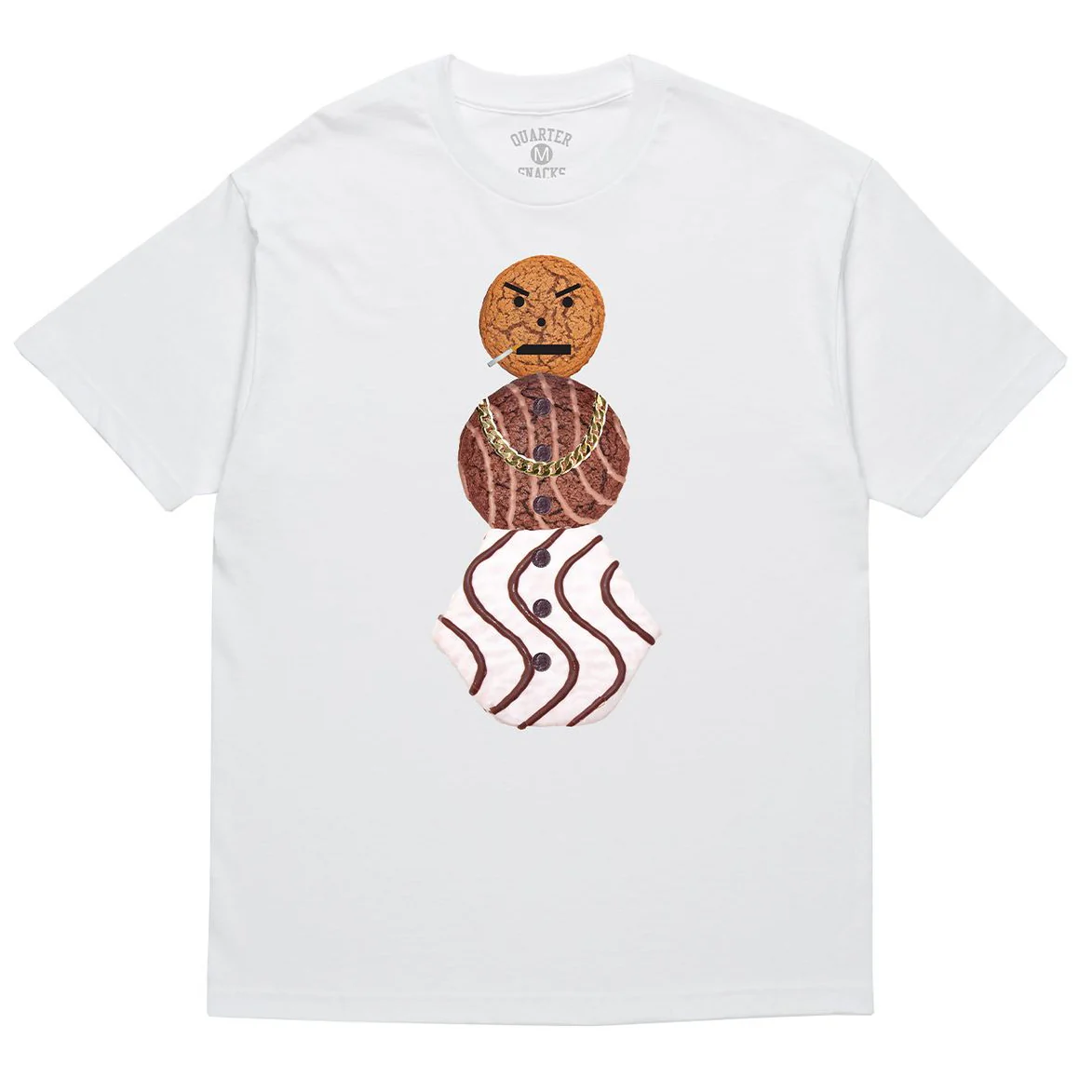 Quartersnacks Big Snackman Tee (White)