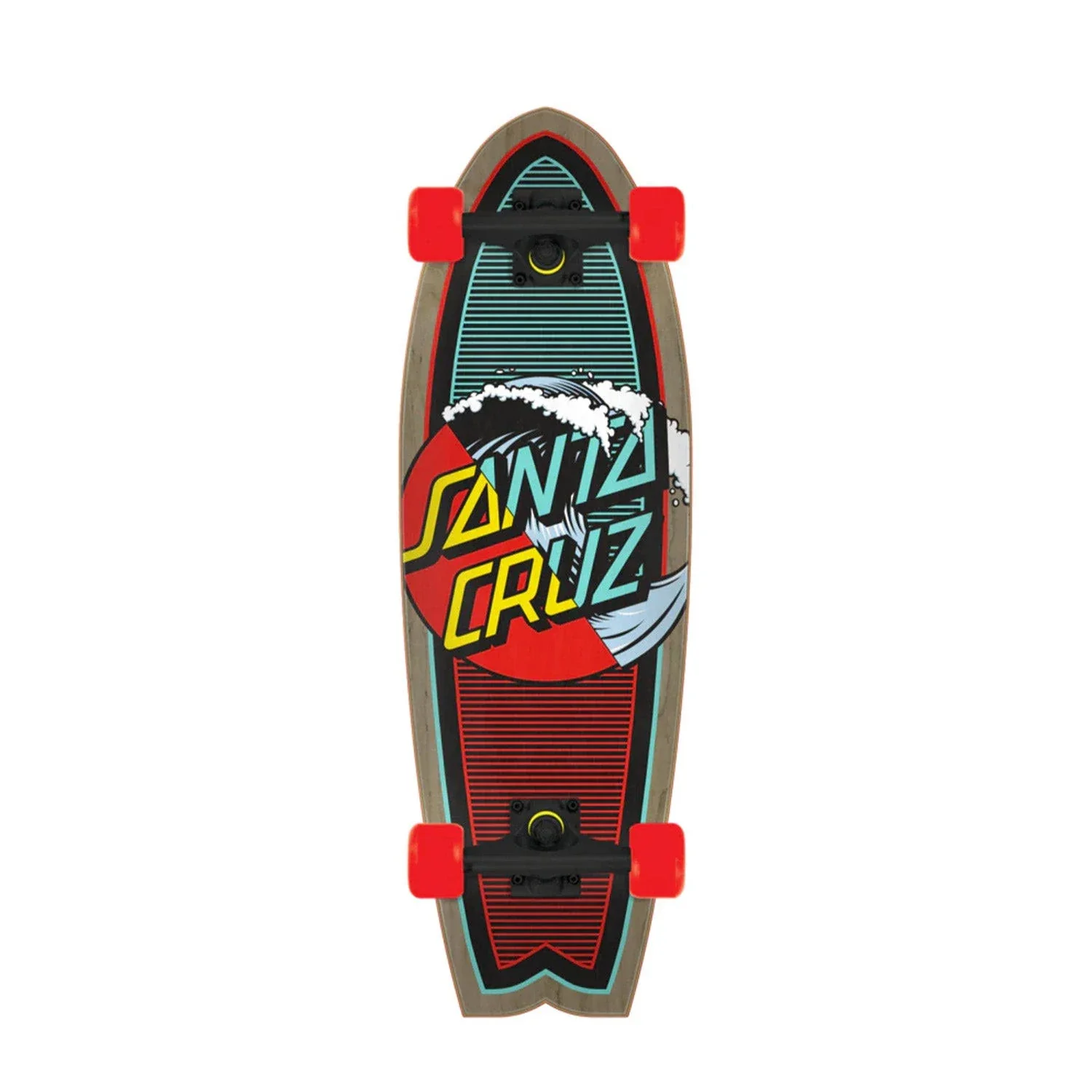 Santa Cruz Classic Wave Splice Shark Cruzer (8.8")
