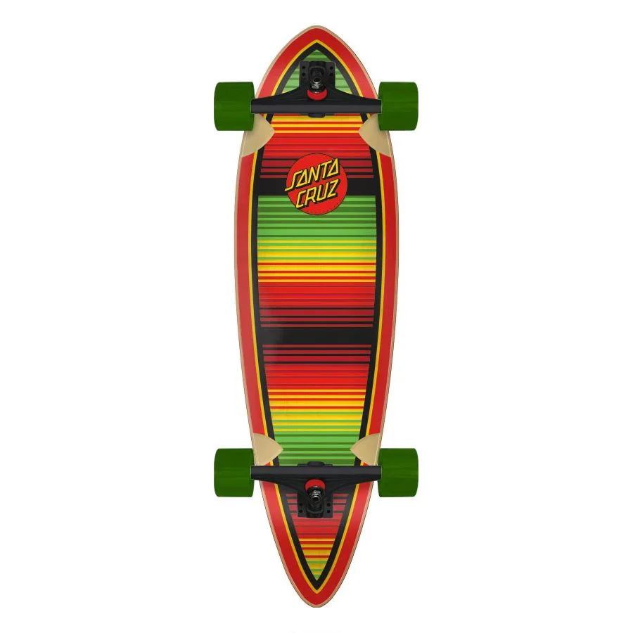 Santa Cruz Serape Dot Pintail Longboard Complete (9.20in)