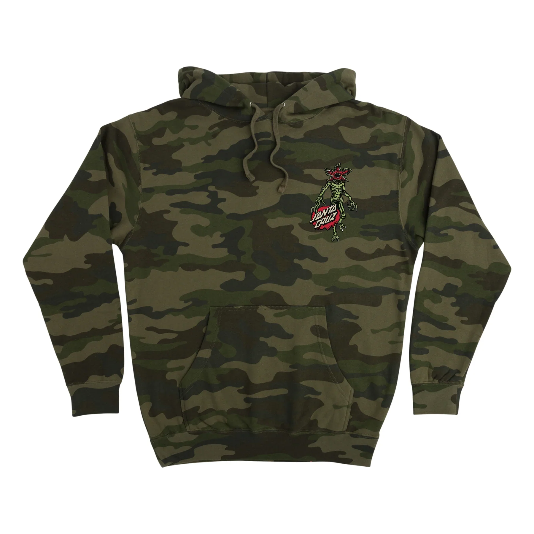 Santa Cruz x Stranger Things Demogorgon Dot Hoodie (Dark Camo)