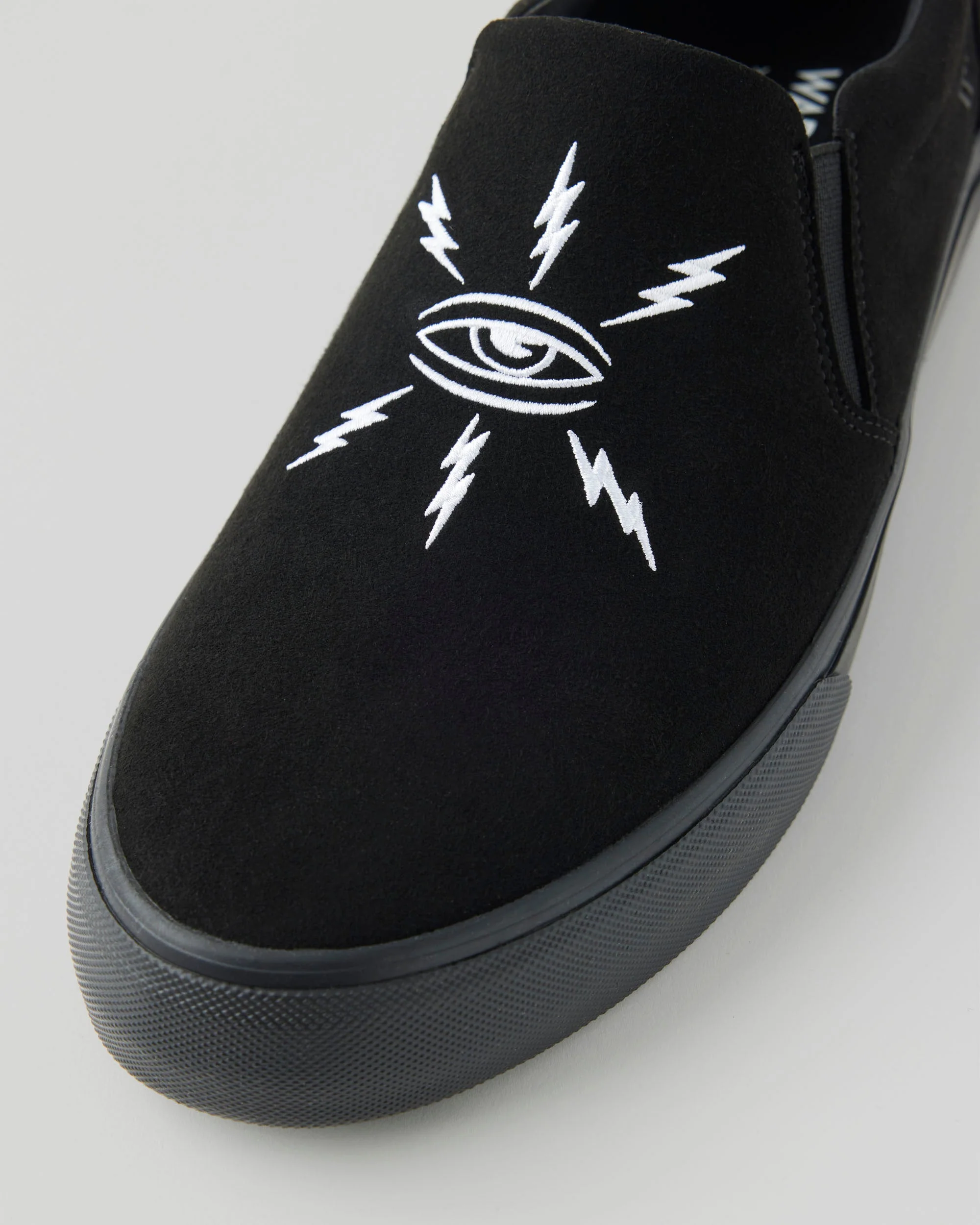 STRANGER SLIP-ON | BLACK / BLACK TEMPLETON - Image 2