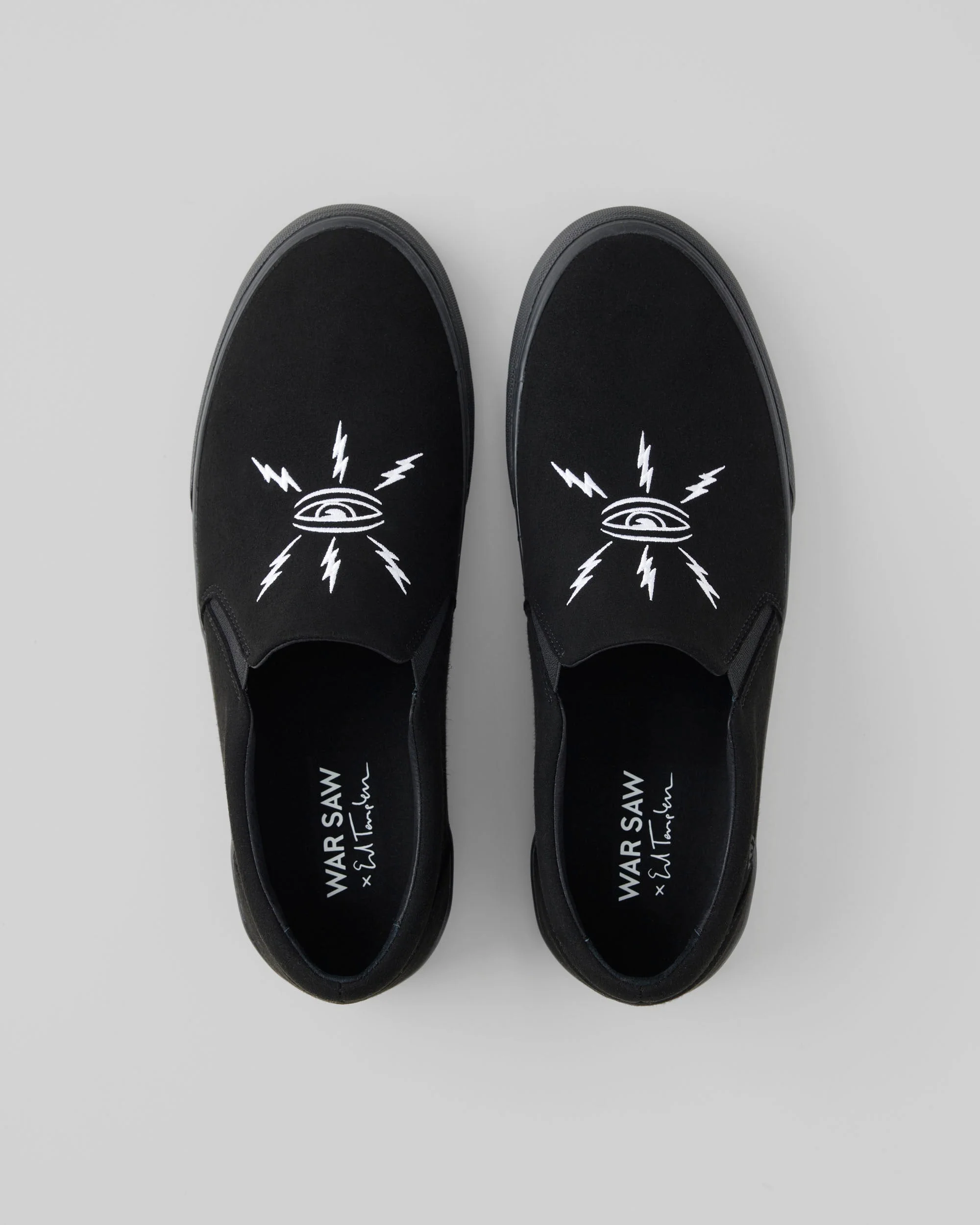 STRANGER SLIP-ON | BLACK / BLACK TEMPLETON - Image 4
