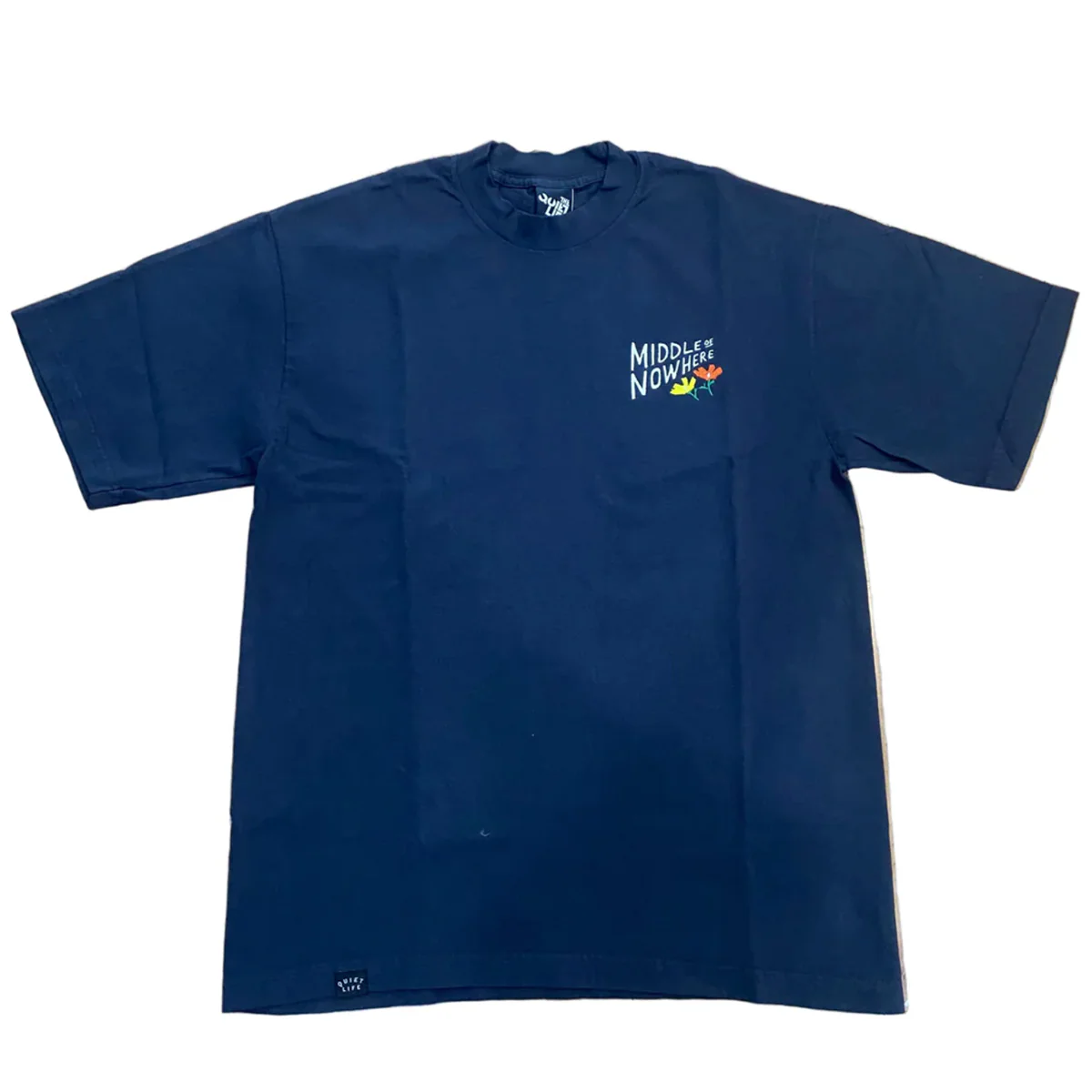The Quiet Life x Lonely Palm Middle of Nowhere Emb. Tee (Dolphin Blue)