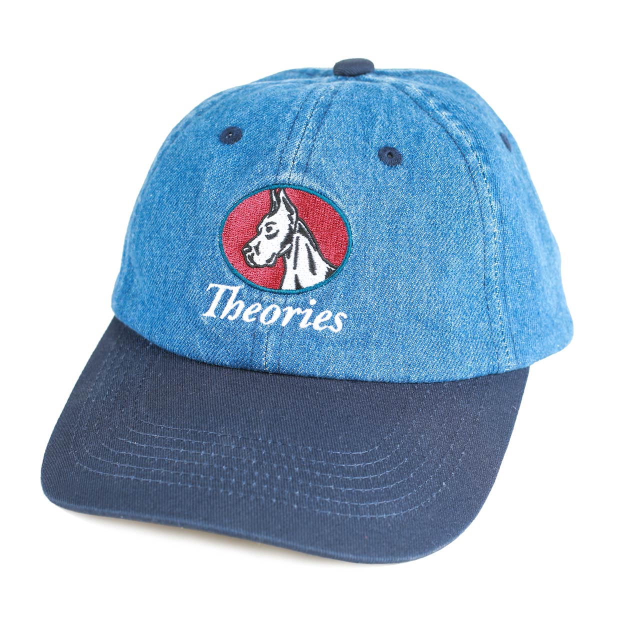 Theories Champ Strapback Hat (Denim Blue)