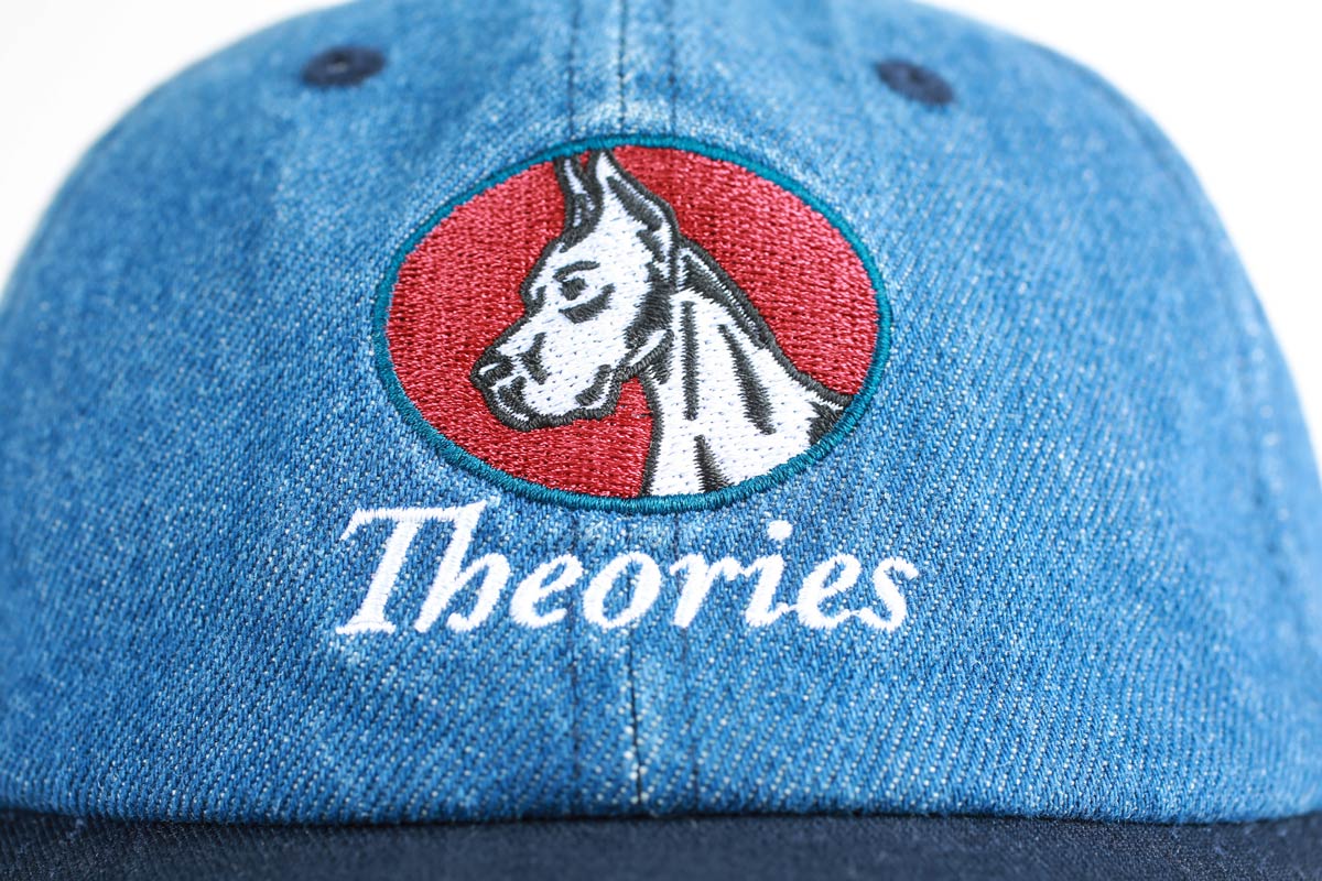 Theories Champ Strapback Hat (Denim Blue) - Image 2