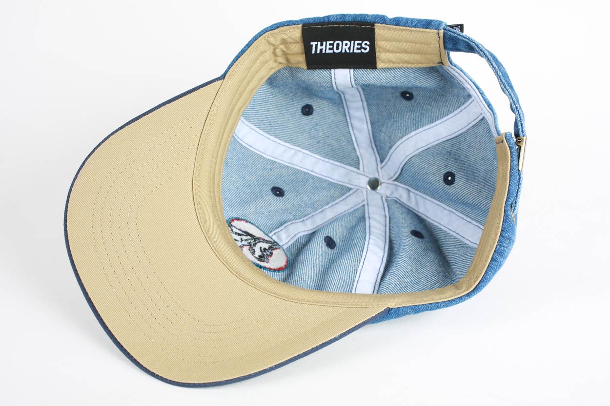 Theories Champ Strapback Hat (Denim Blue) - Image 3