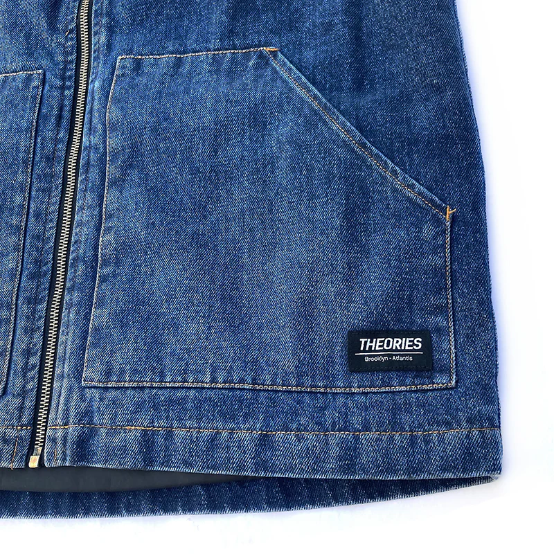 Theories Dakota Denim Vest - Image 5