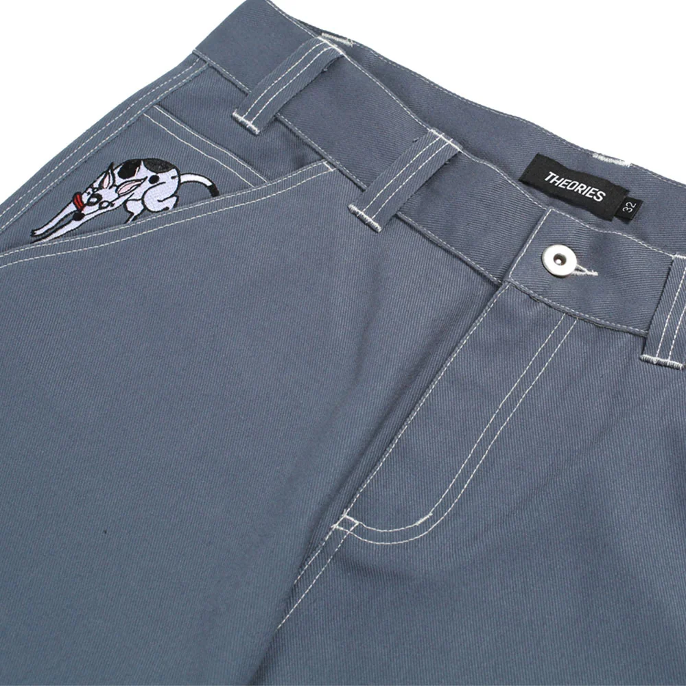 Theories of Atlantis Piano Trap Carpenter Pants (Slate Blue) - Image 3