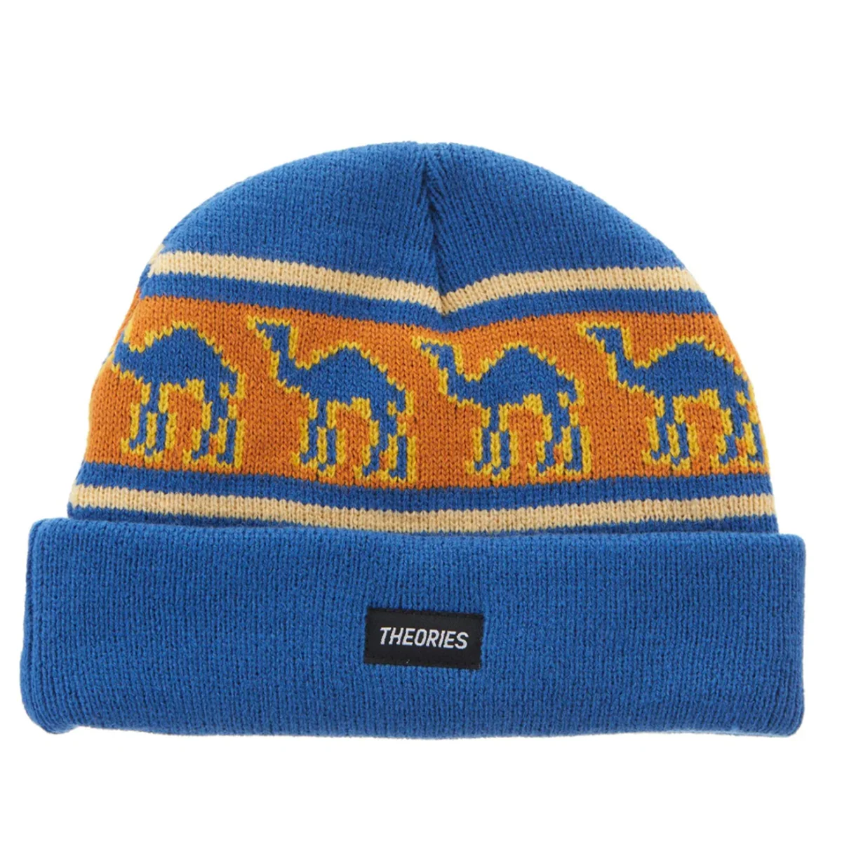 Theories Sahara Beanie (Blue/Burnt Orange)
