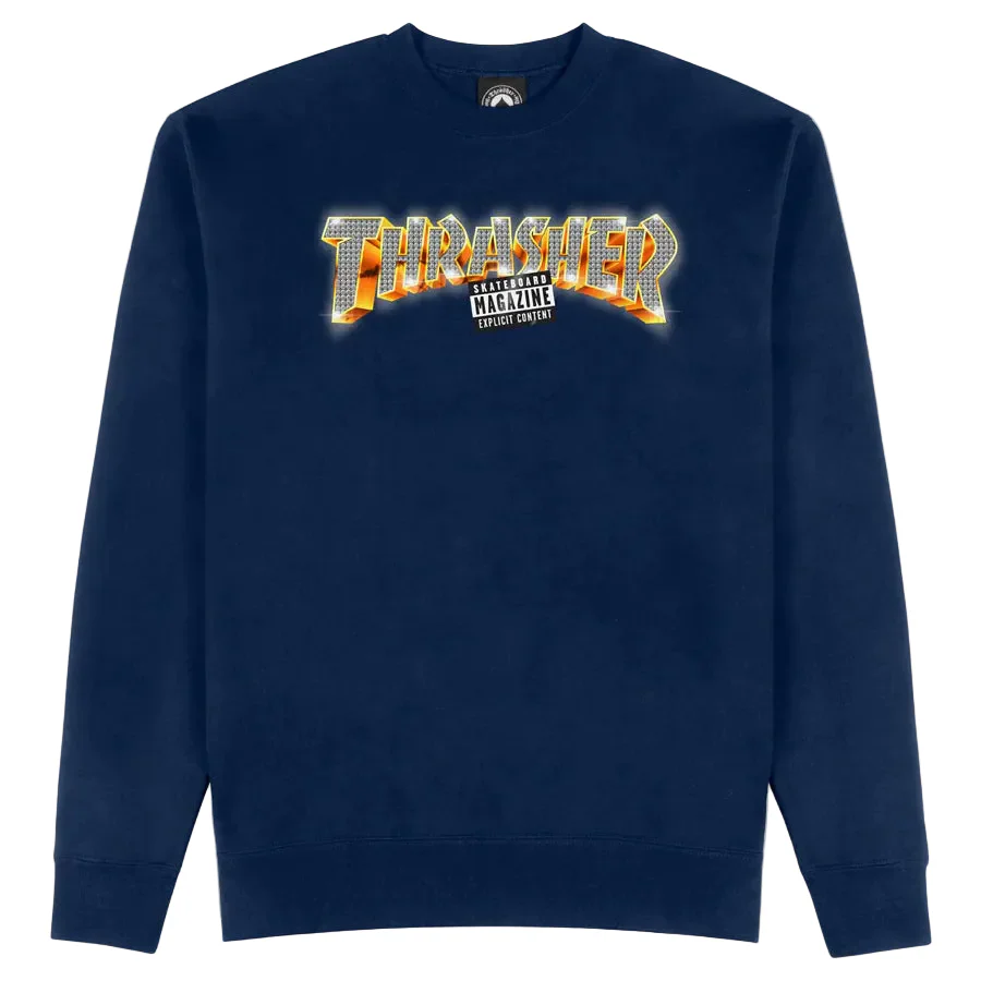 Thrasher Explicit Crewneck (Navy)
